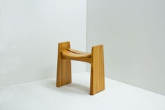 Hocker aus Kiefernholz von Gilbert Marklund, Schweden
