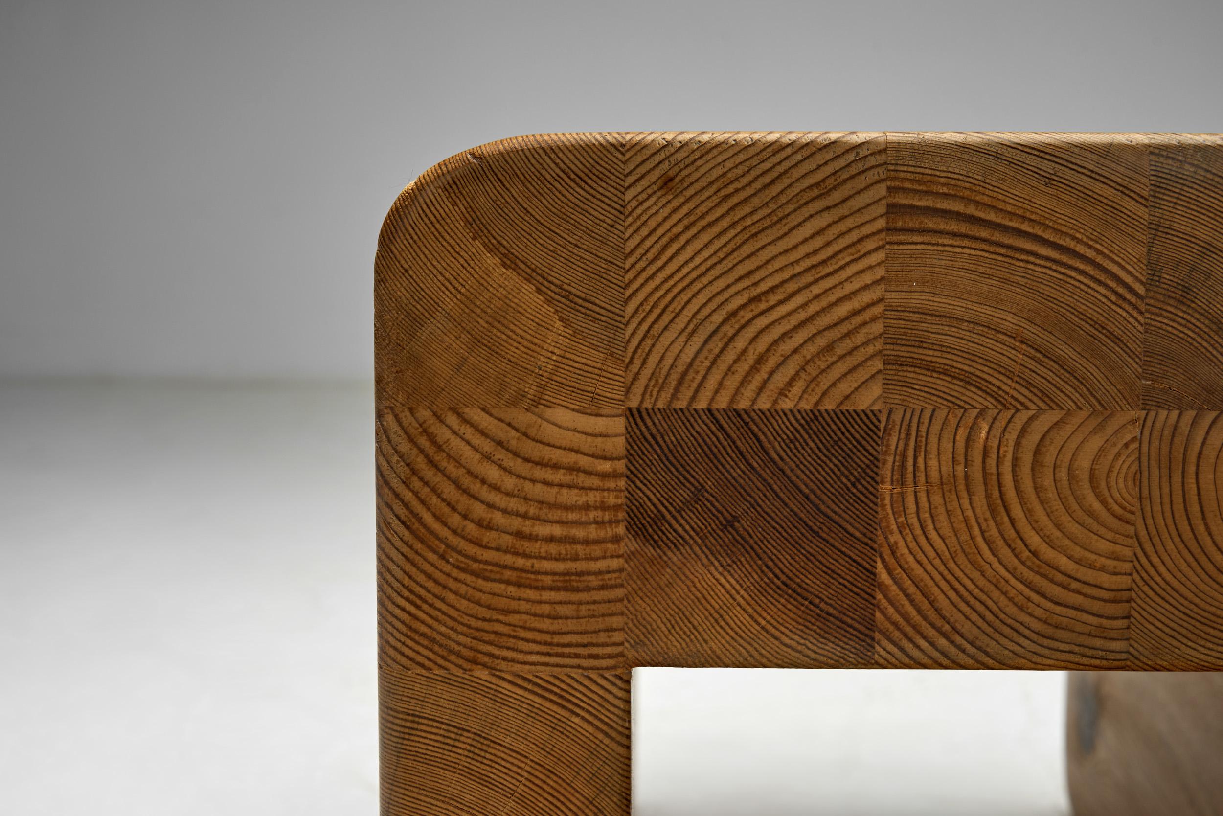 Tabouret en pin par K.J. Pettersson & Söner, Suède, années 1970 en vente 7