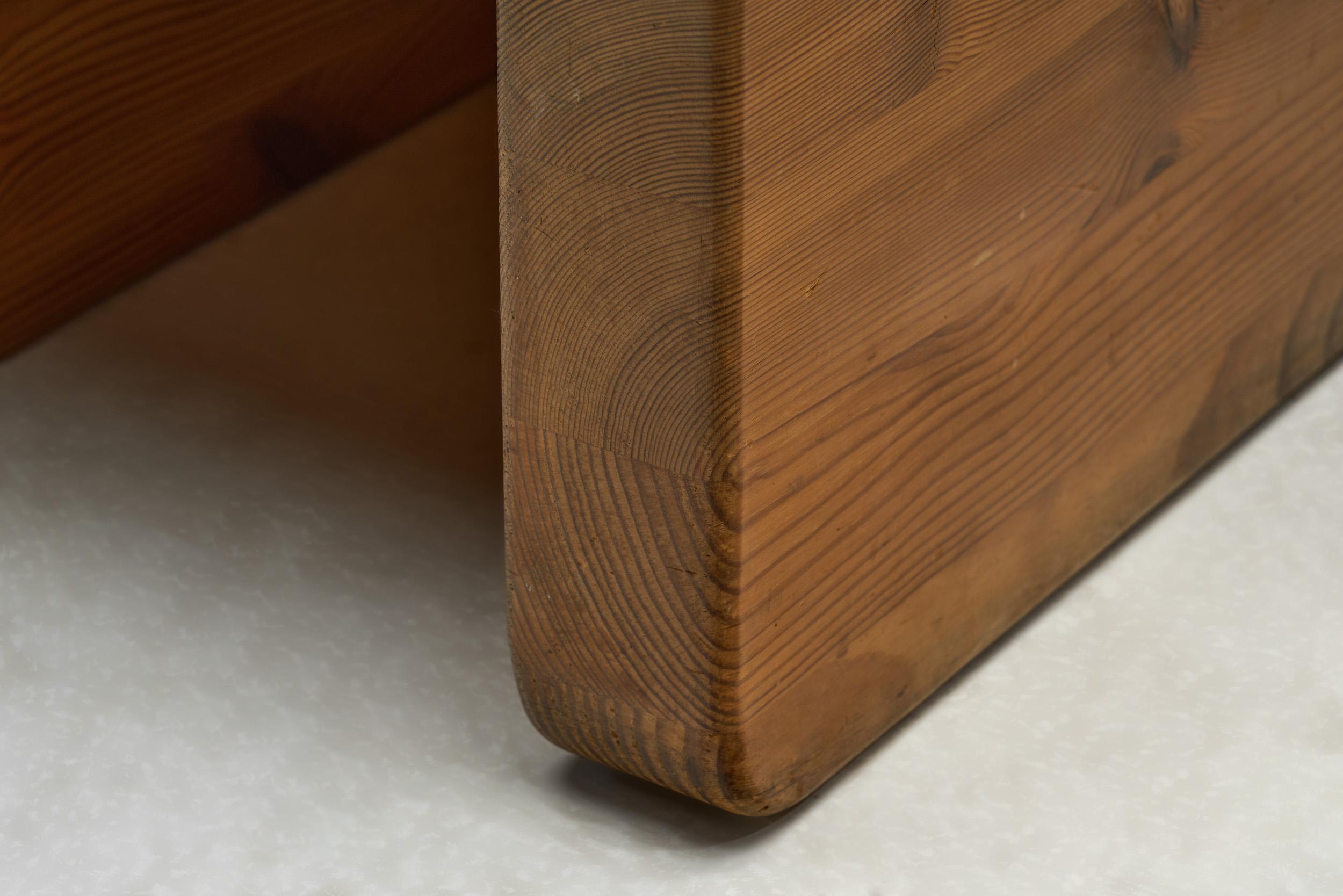 Tabouret en pin par K.J. Pettersson & Söner, Suède, années 1970 en vente 10