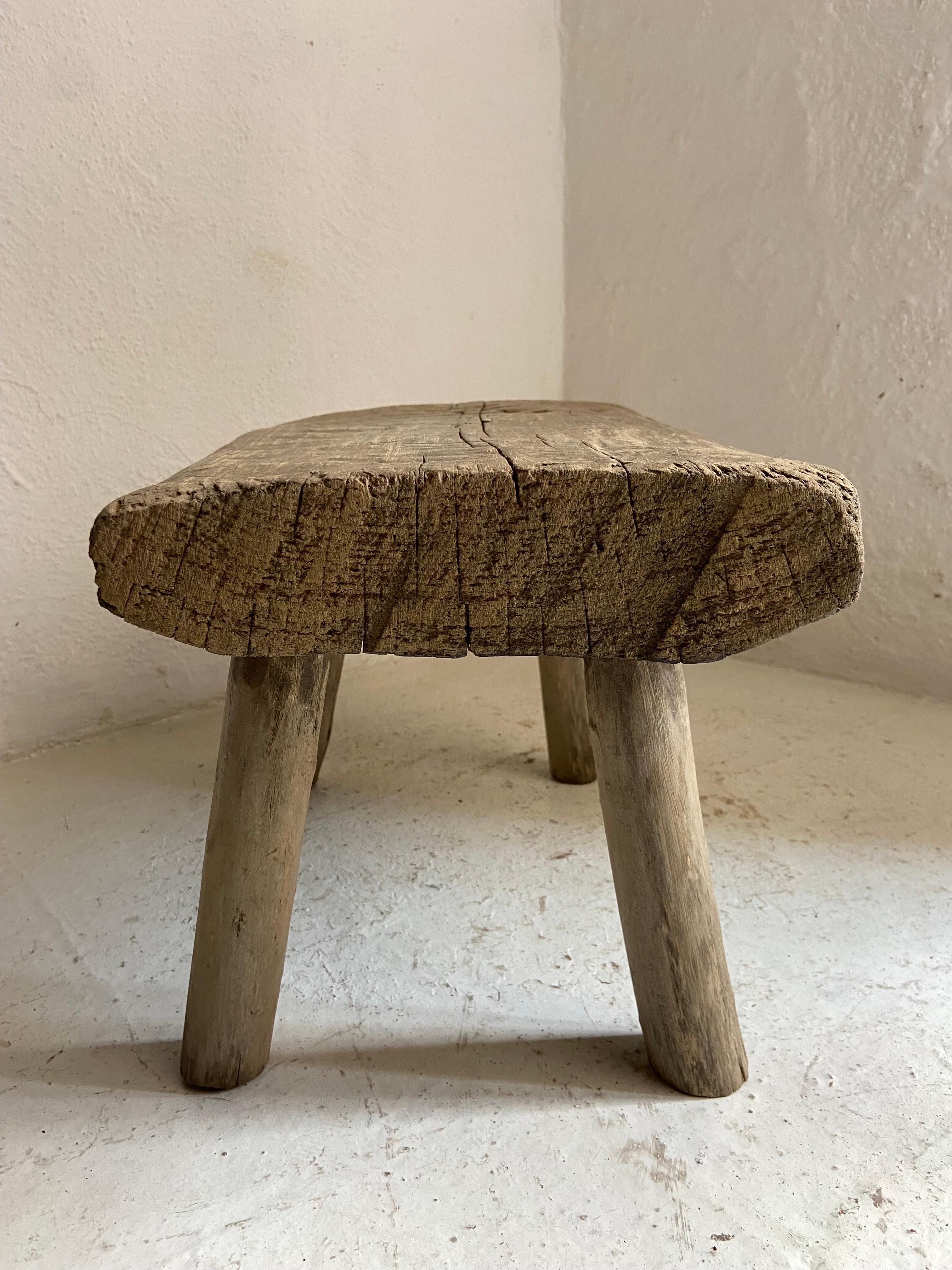 Pine Stool from Mexico, Circa 1980´s 3