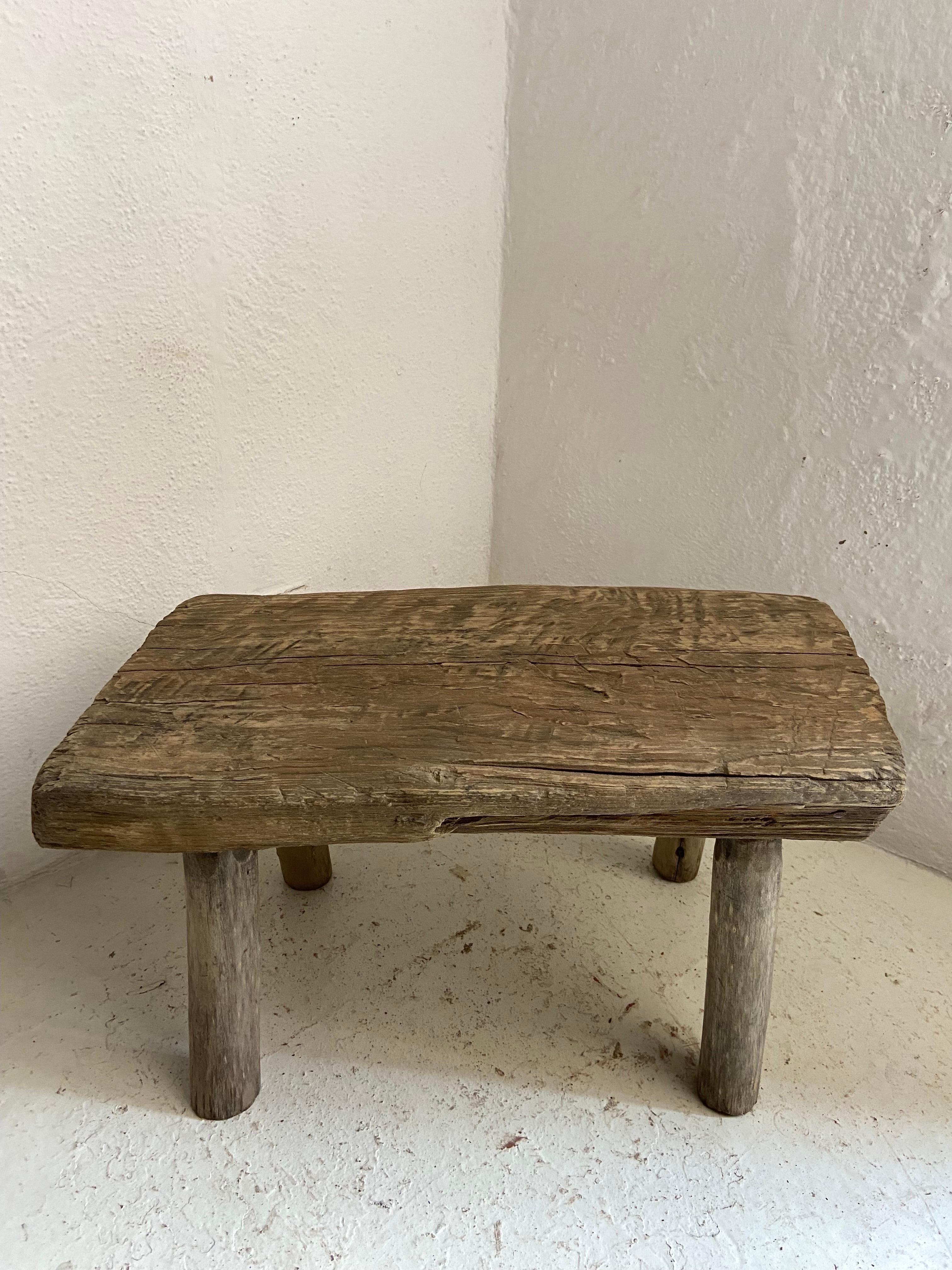 Mexican Pine Stool from Mexico, Circa 1980´s