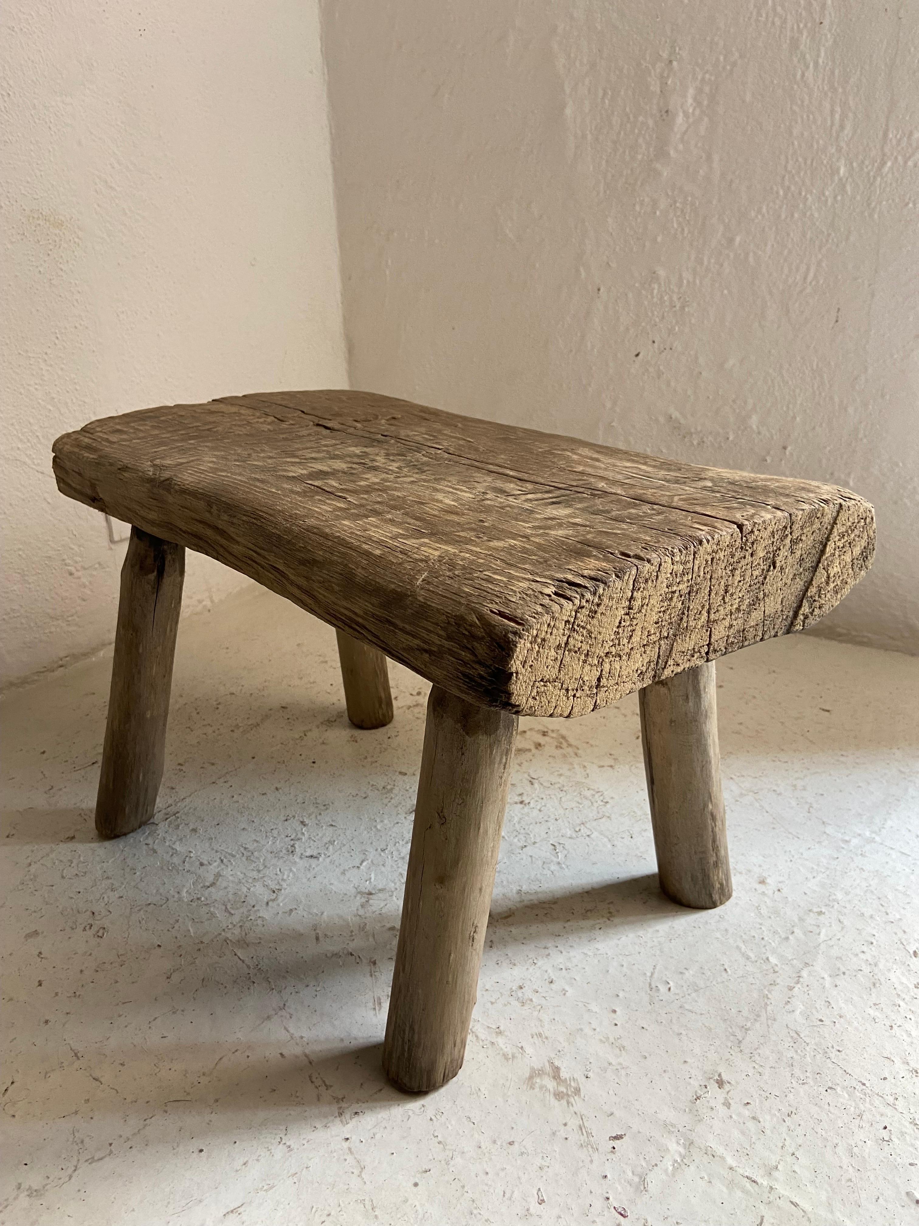 Pine Stool from Mexico, Circa 1980´s 2