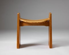 Taburete de pino "Jonte" Diseñado por Gilbert Marklund para Furusnickarn AB