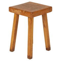 Pine Stool Les Arcs, 1960s