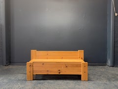 Pine Storage Bench