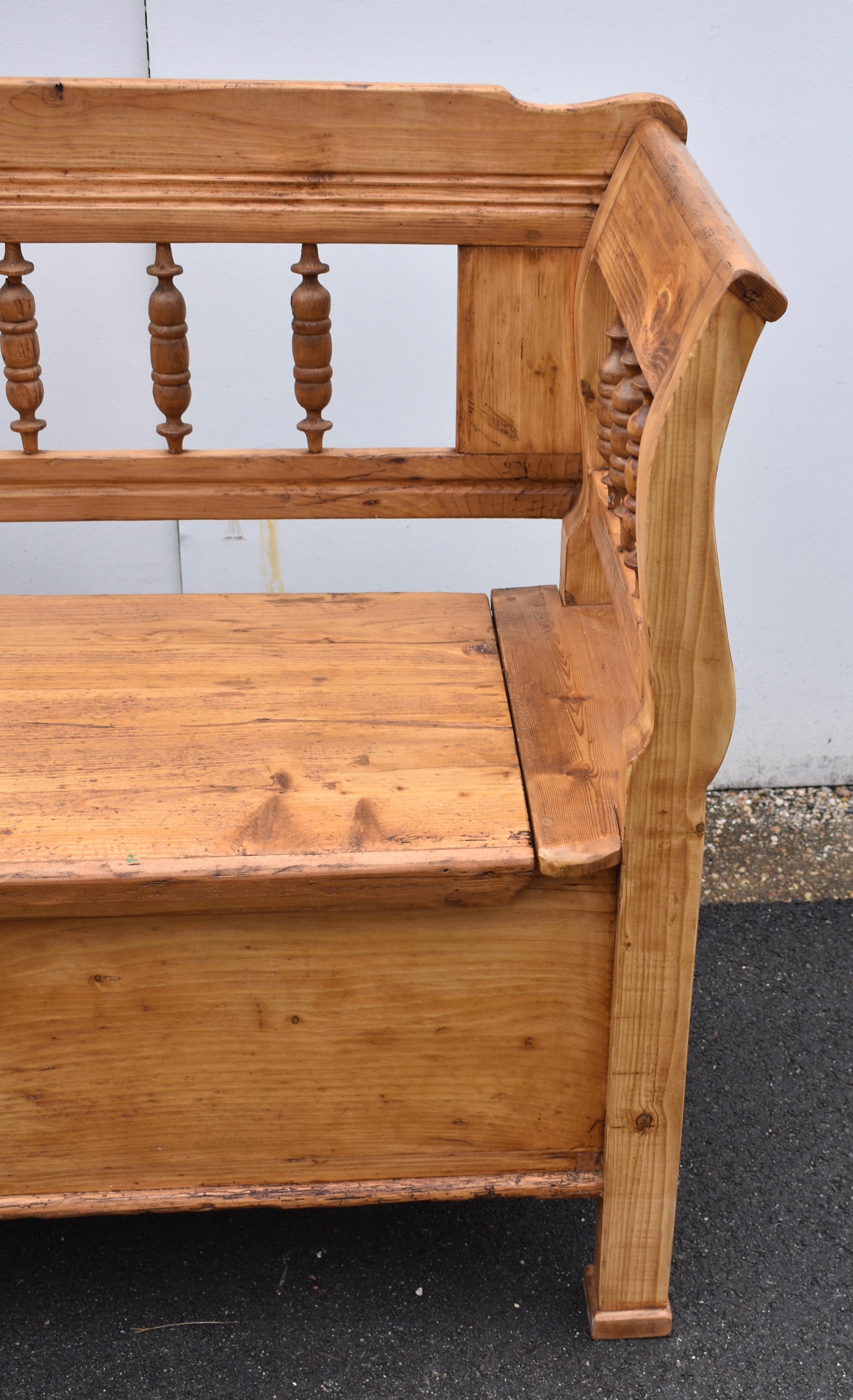 Pine Storage Bench or Settle 1