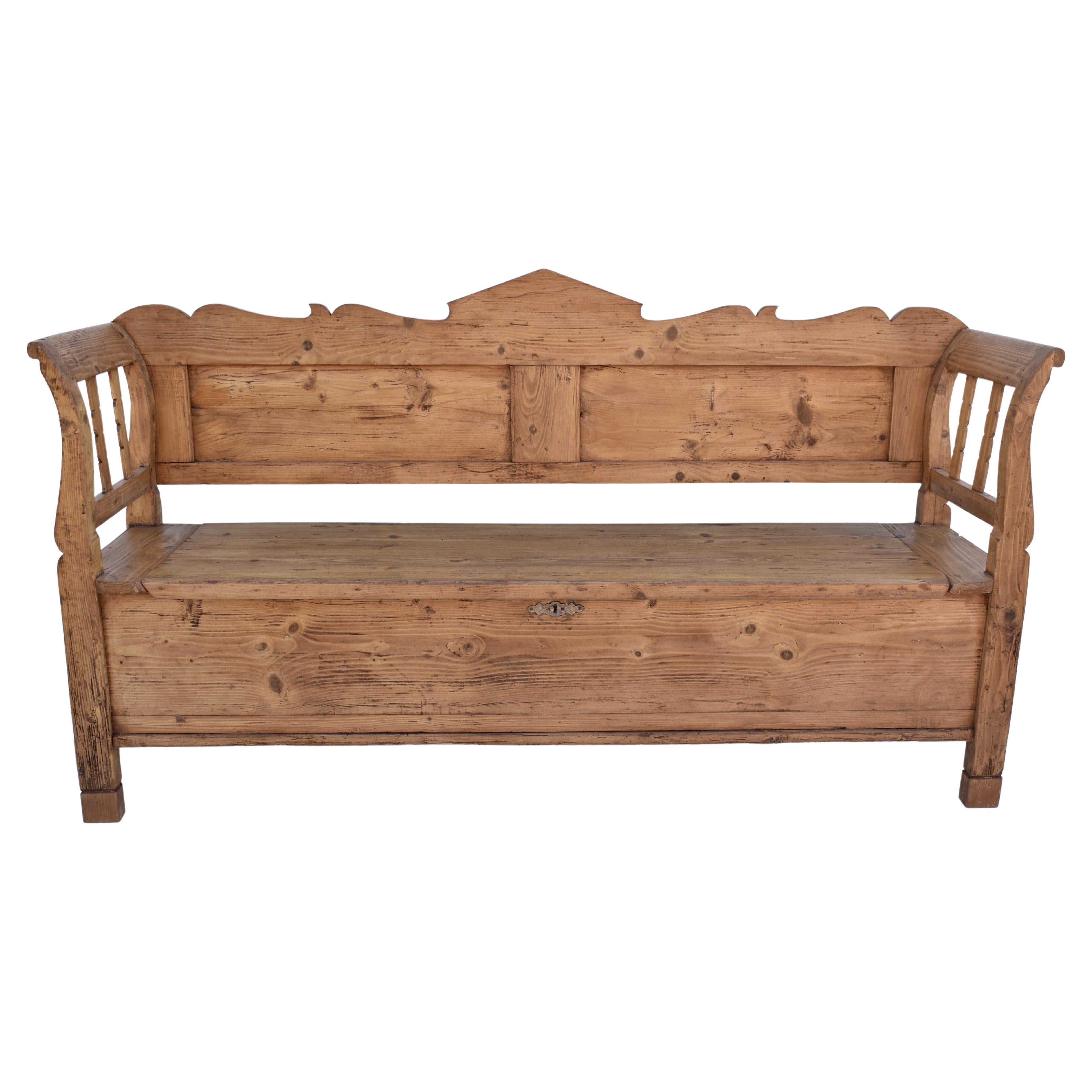 Pine Storage Bench or Settle