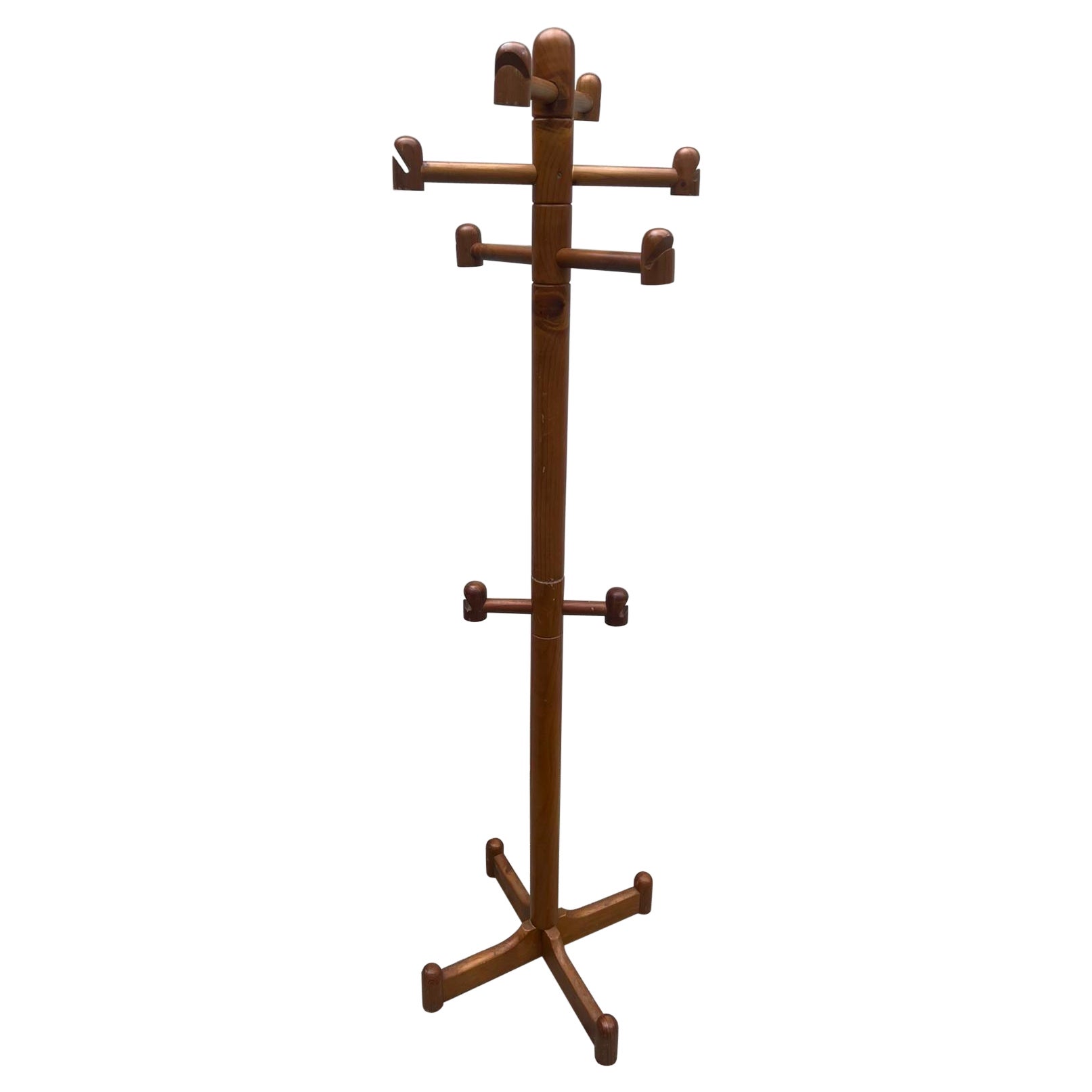 Pine Swedish coat rack