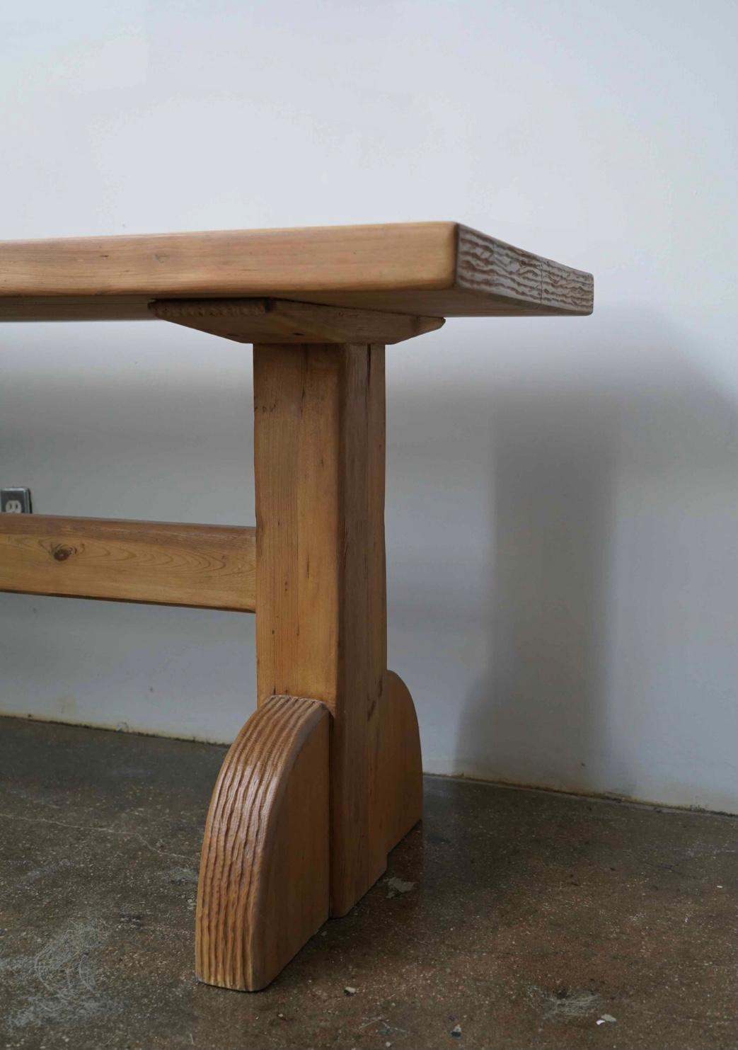 Pine Table by Axel Einar Hjorth for NK In Good Condition In Long Island City, NY