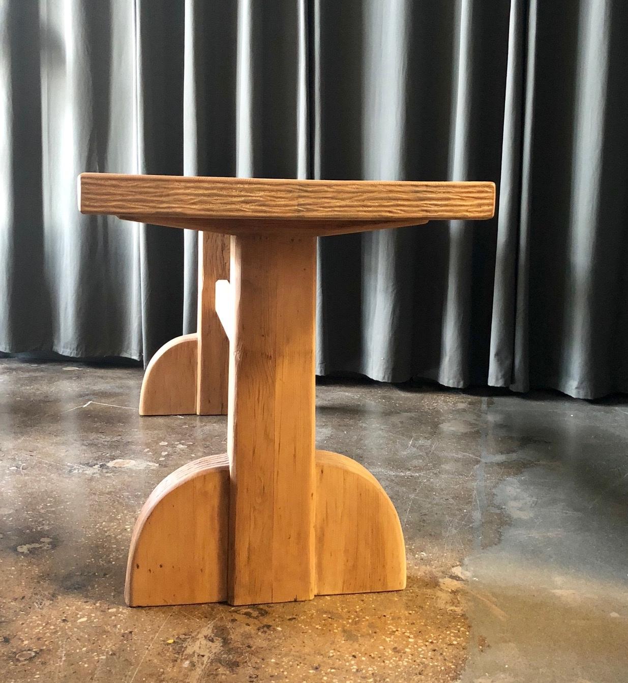 Scandinavian Modern Pine Table by Axel Einar Hjorth