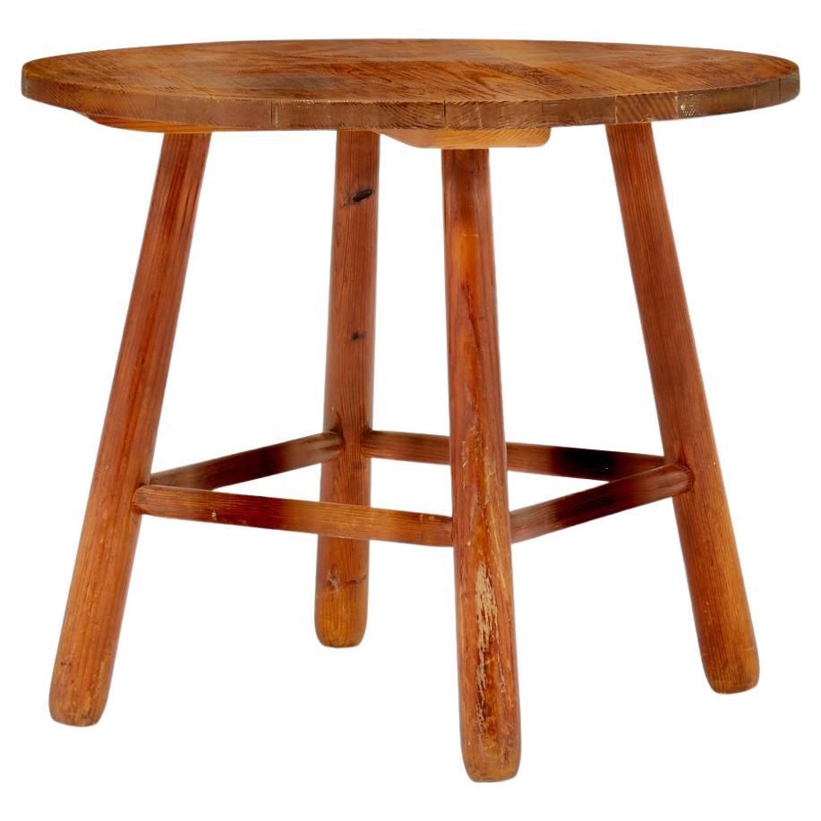 "Vaddo" Pine Table by Axel Einar Hjorth For Sale