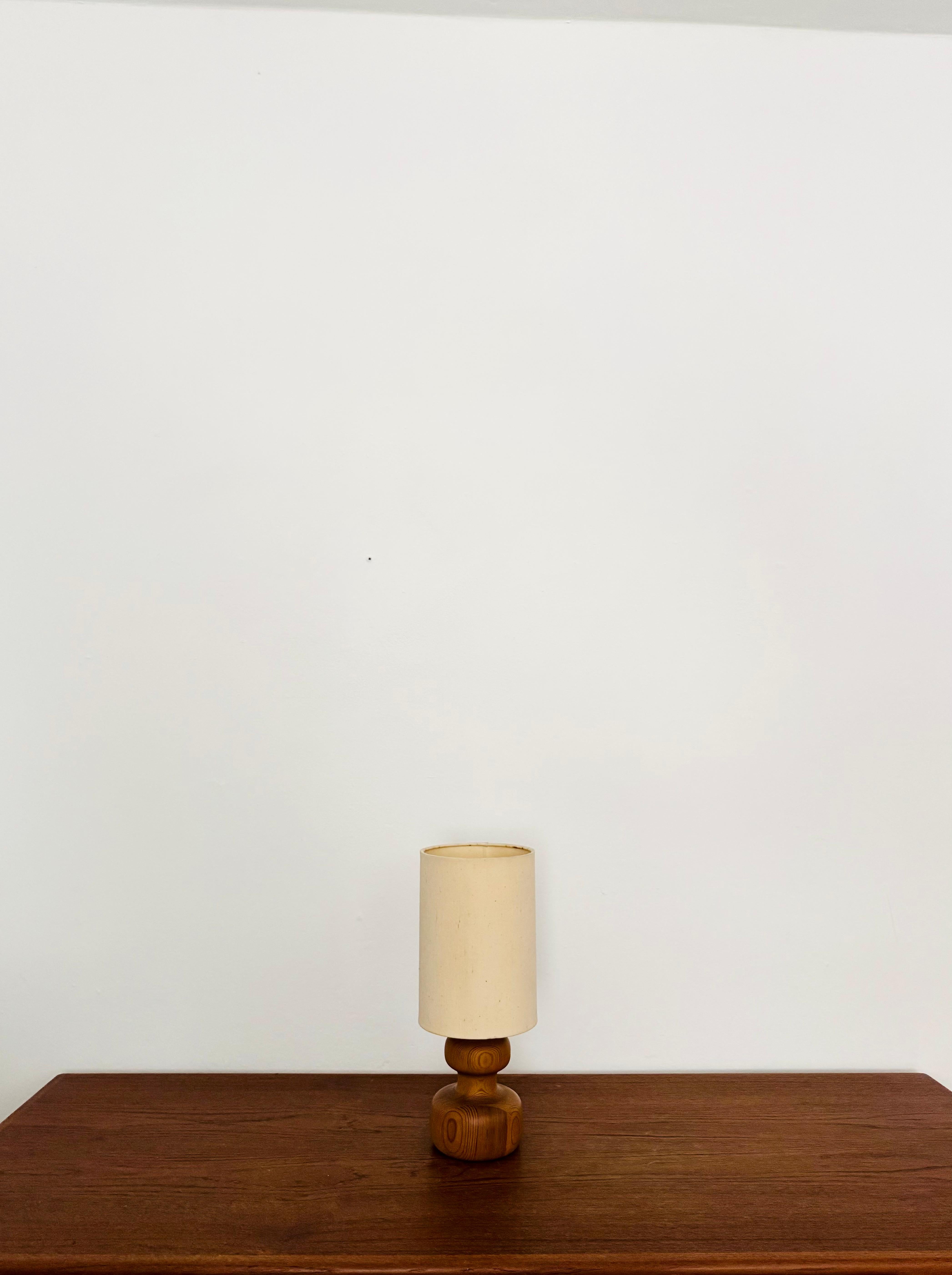 Swedish Pine Table Lamp by Yngve Ekström for Lystella For Sale