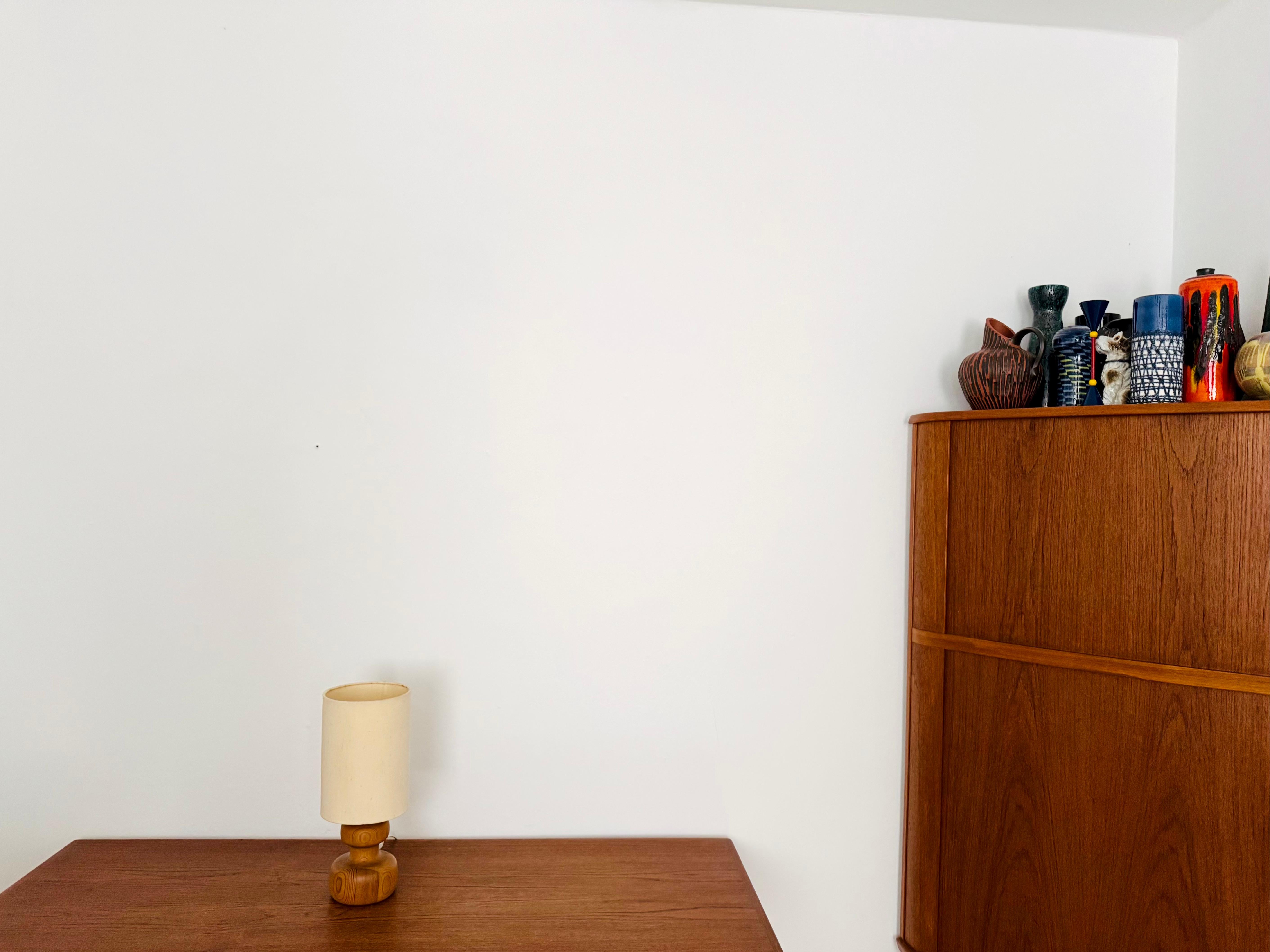Pine Table Lamp by Yngve Ekström for Lystella In Good Condition For Sale In München, DE