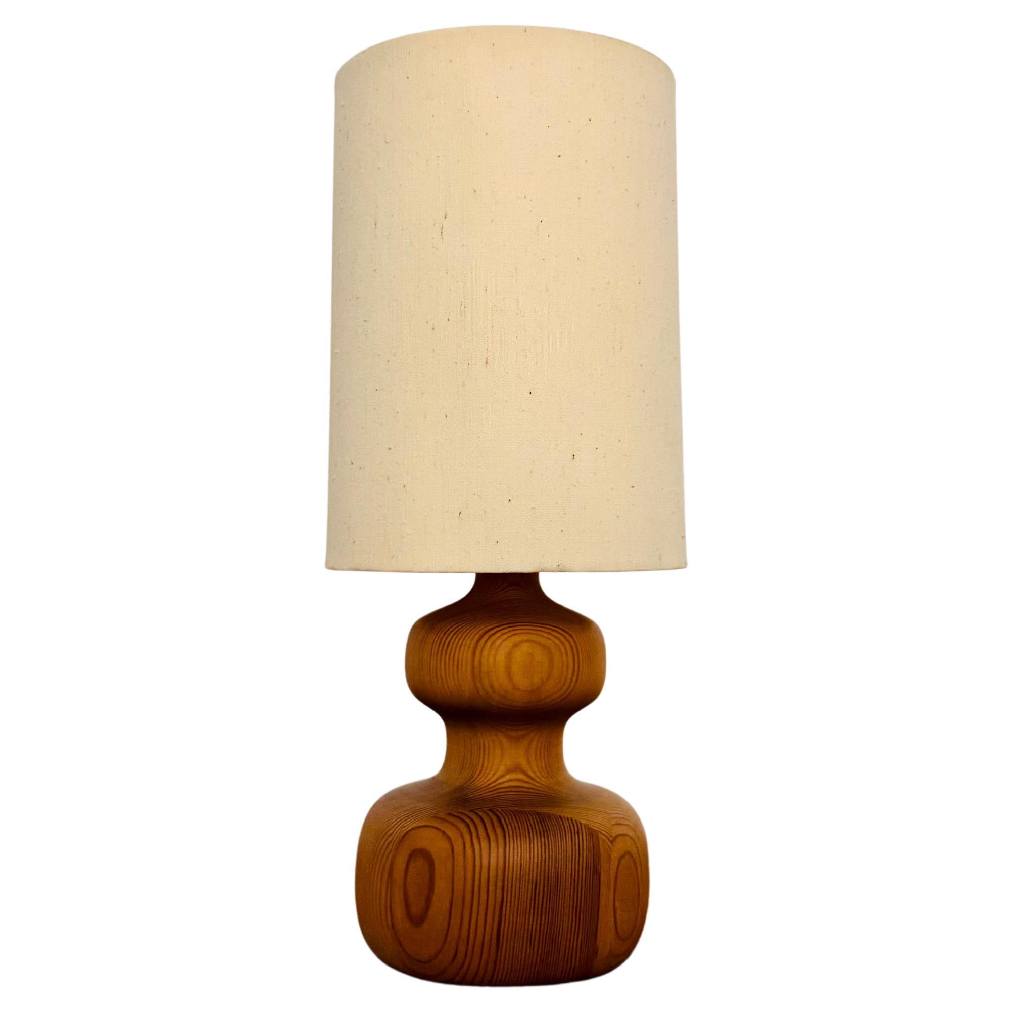 Pine Table Lamp by Yngve Ekström for Lystella For Sale