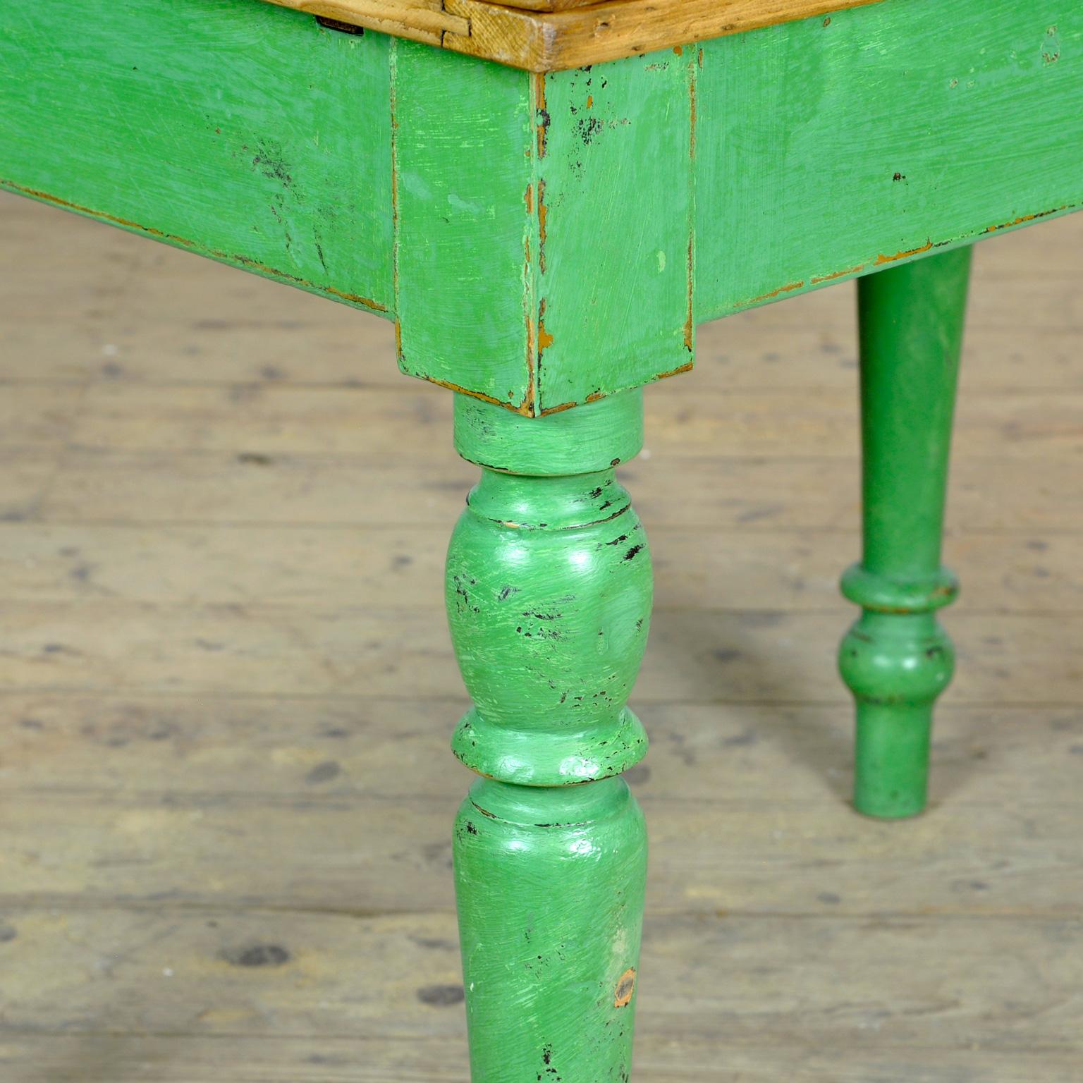 Pine Table with Extendable Top, 1930s 3