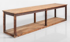 Pine Tailor's Cutting Table, England, circa 1890