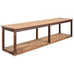 Antique Pine Tailor's Cutting Table, England, circa 1890