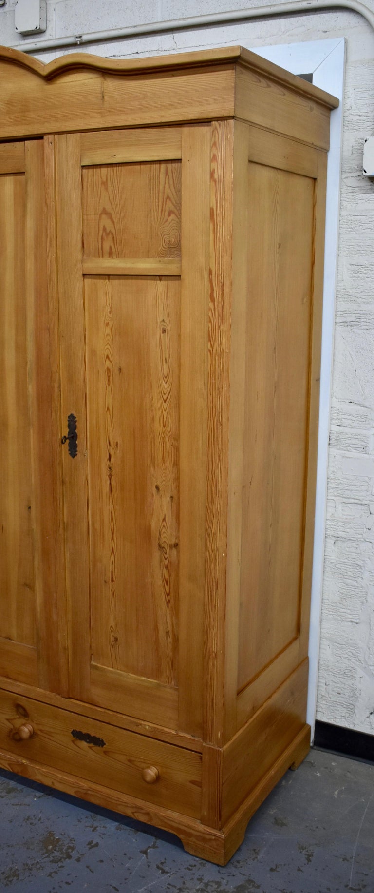 Pine Three Door KnockDown Armoire at 1stdibs