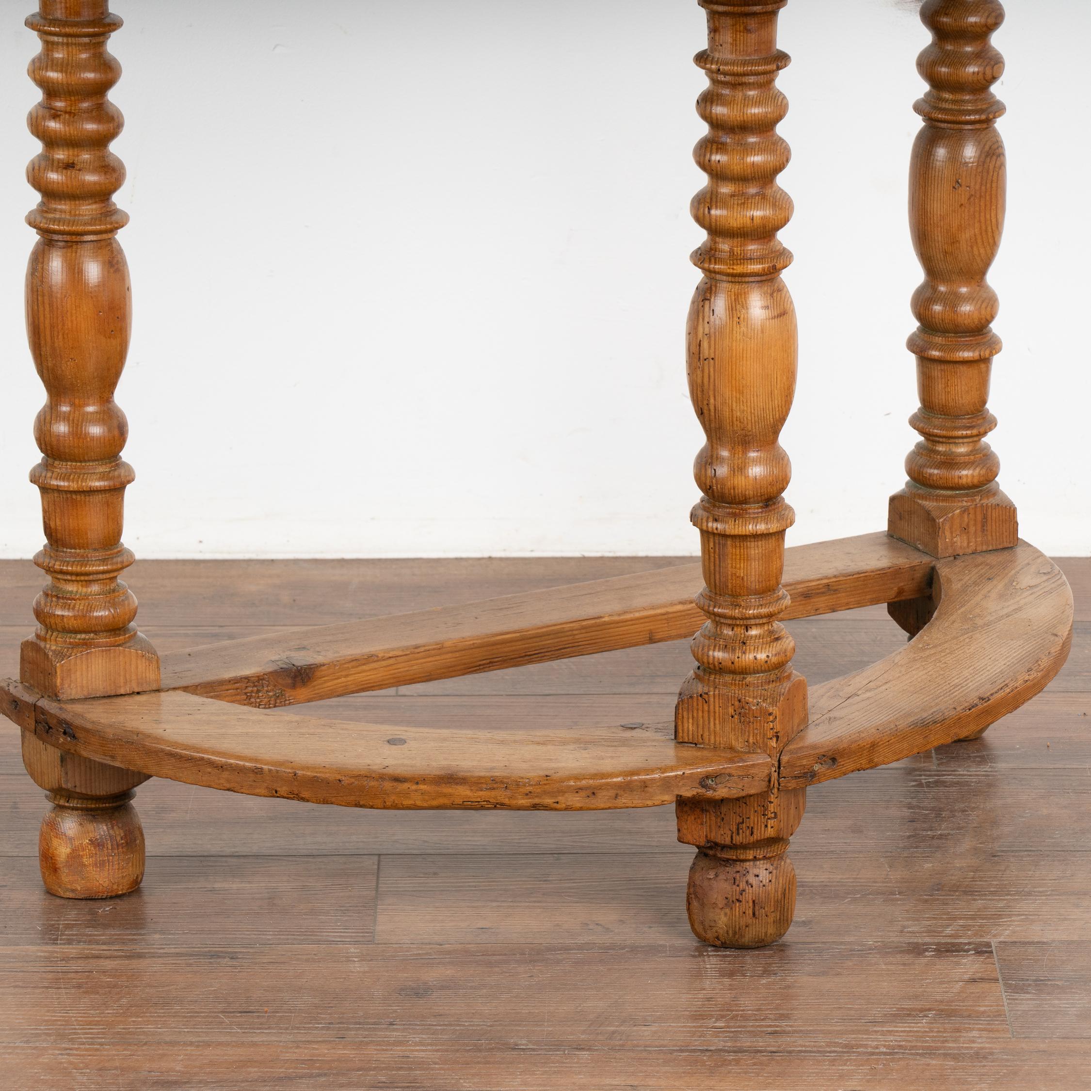 19th Century Pine Three Leg Side Table, Austria circa 1800-20 For Sale