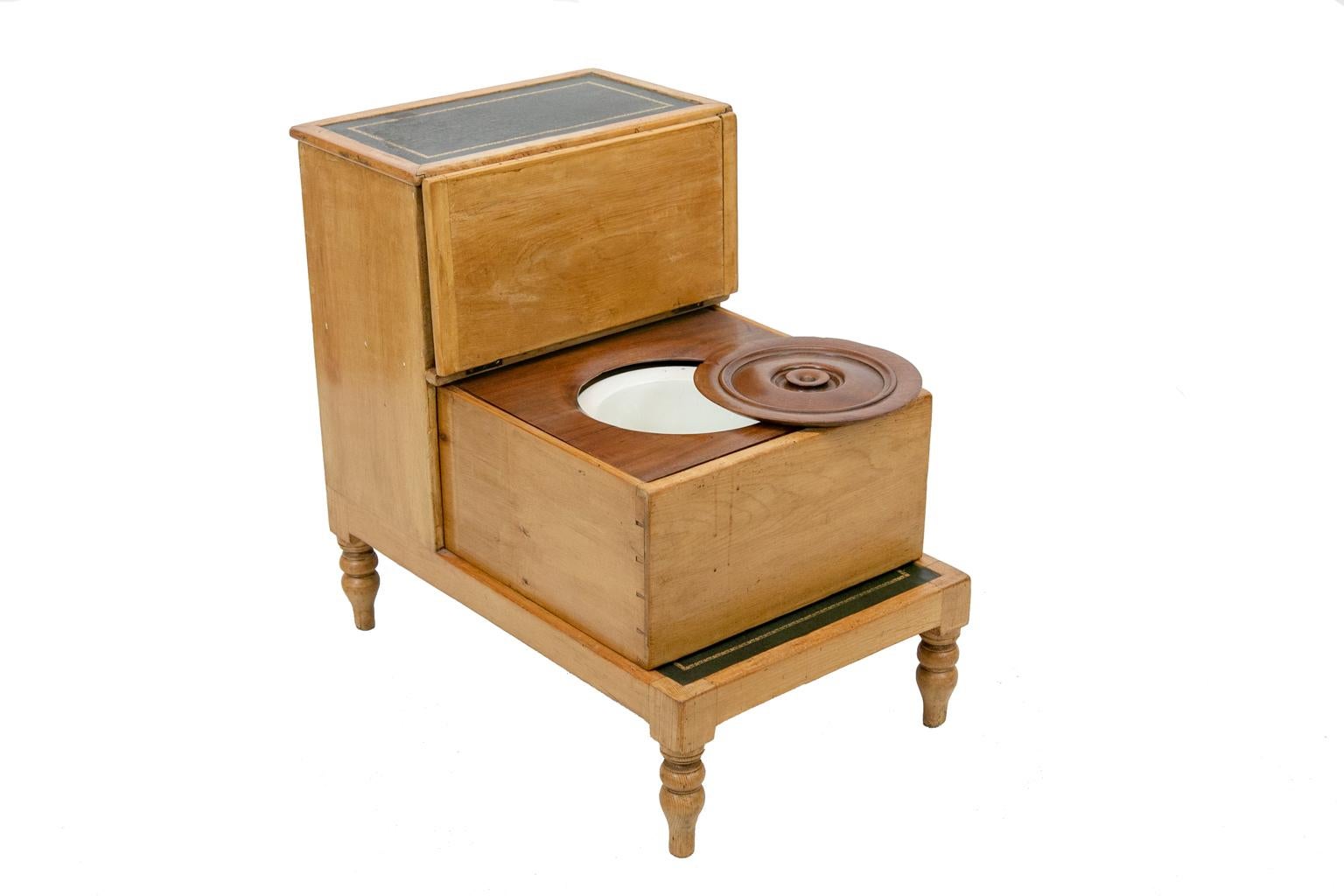 Pine Three Step Commode For Sale 1