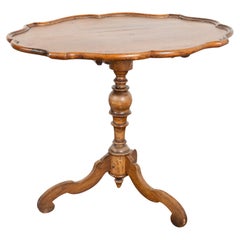Pine Tilt Top Side Table, Sweden circa 1800-40