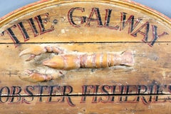 Pine Trade Sign Lobster Fisheries