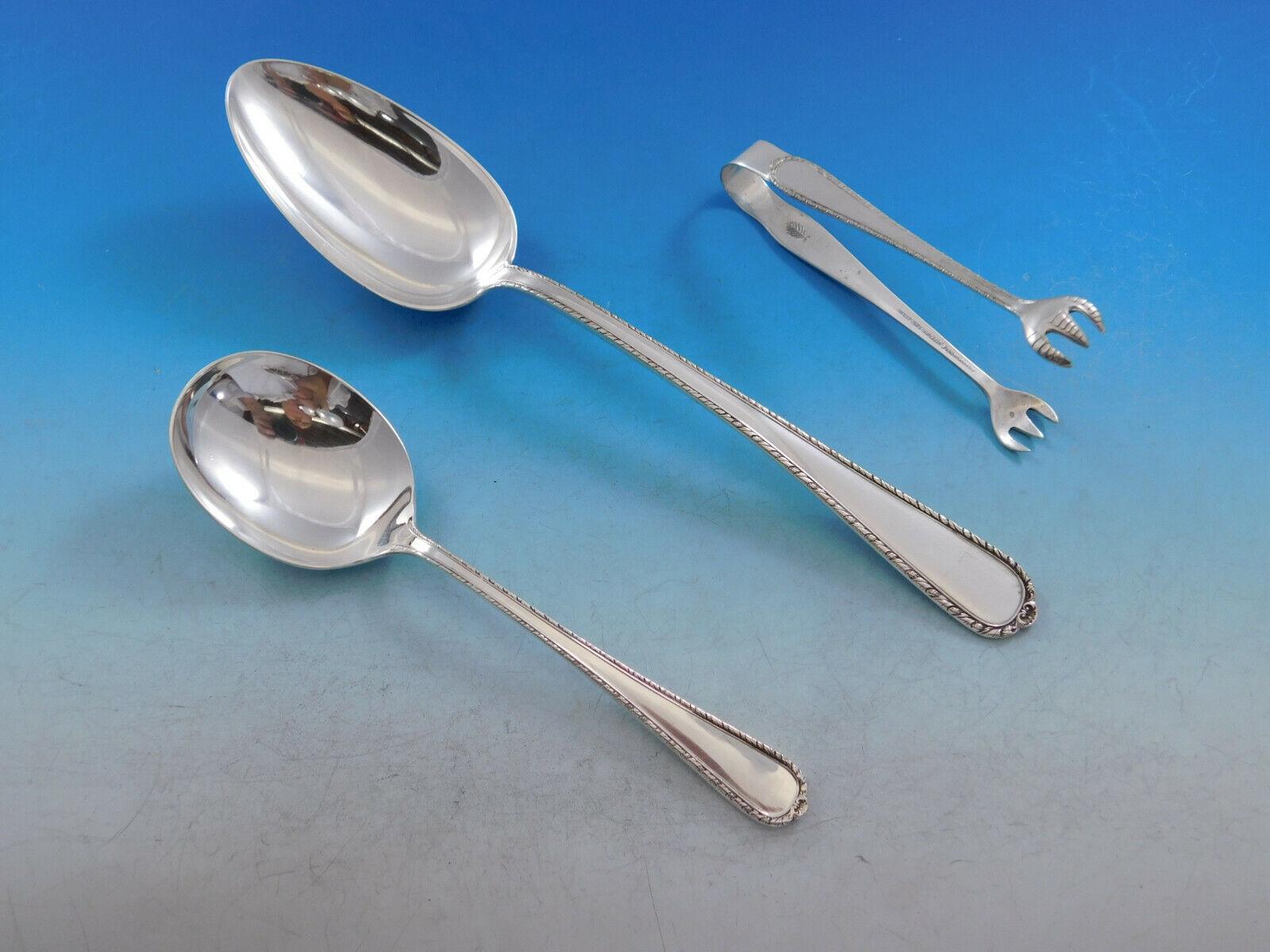 Pine Tree by International Sterling Silber Besteck 12er Set 169 Stück Abendessen im Angebot 5