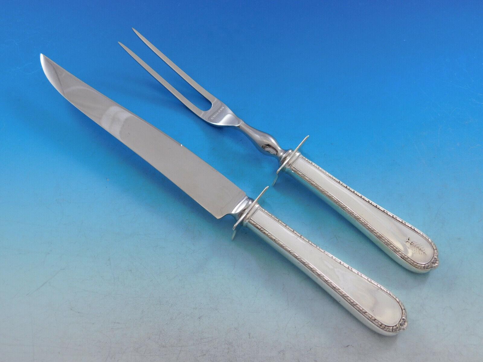 Pine Tree by International Sterling Silber Besteck 12er Set 169 Stück Abendessen im Angebot 7