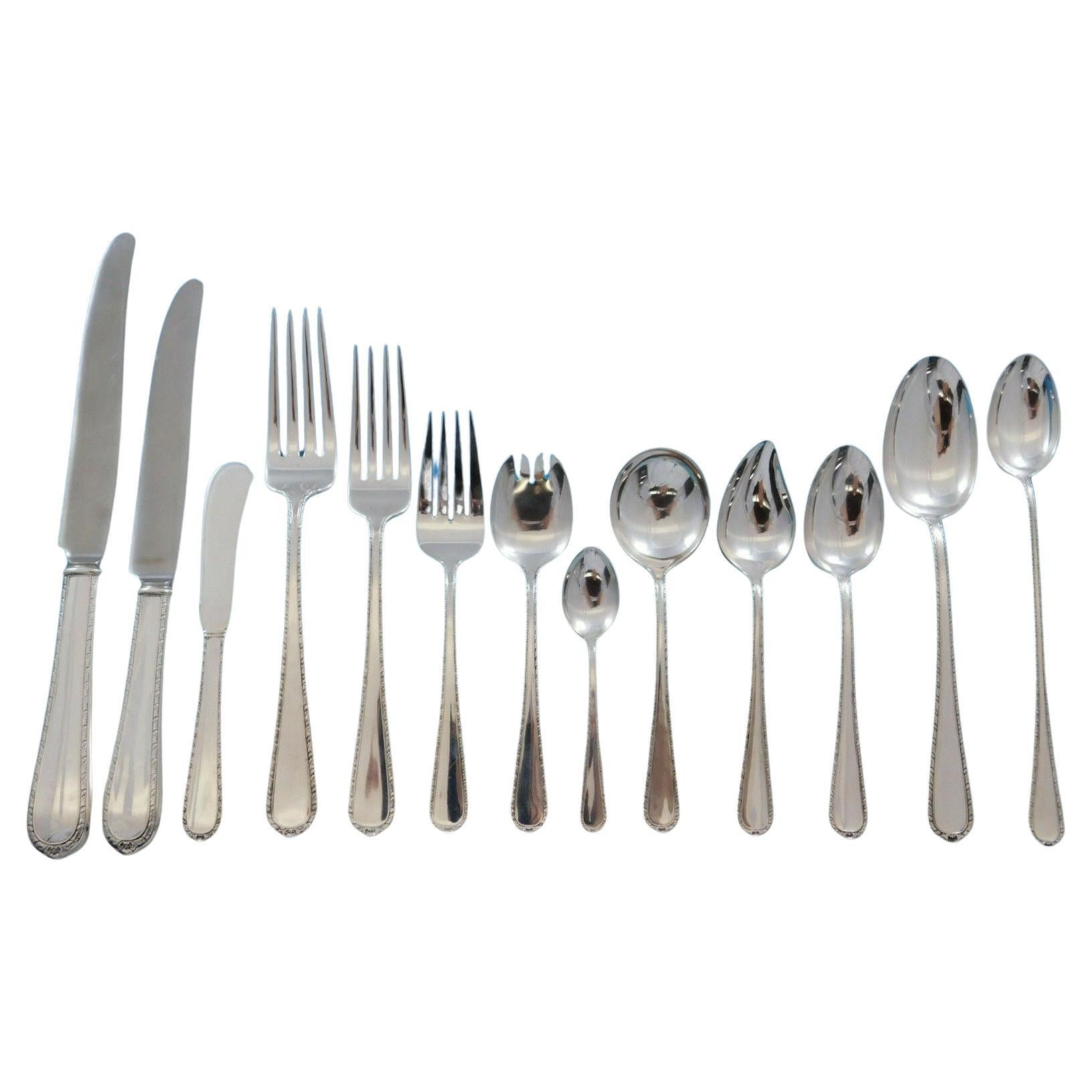 Pine Tree by International Sterling Silber Besteck 12er Set 169 Stück Abendessen