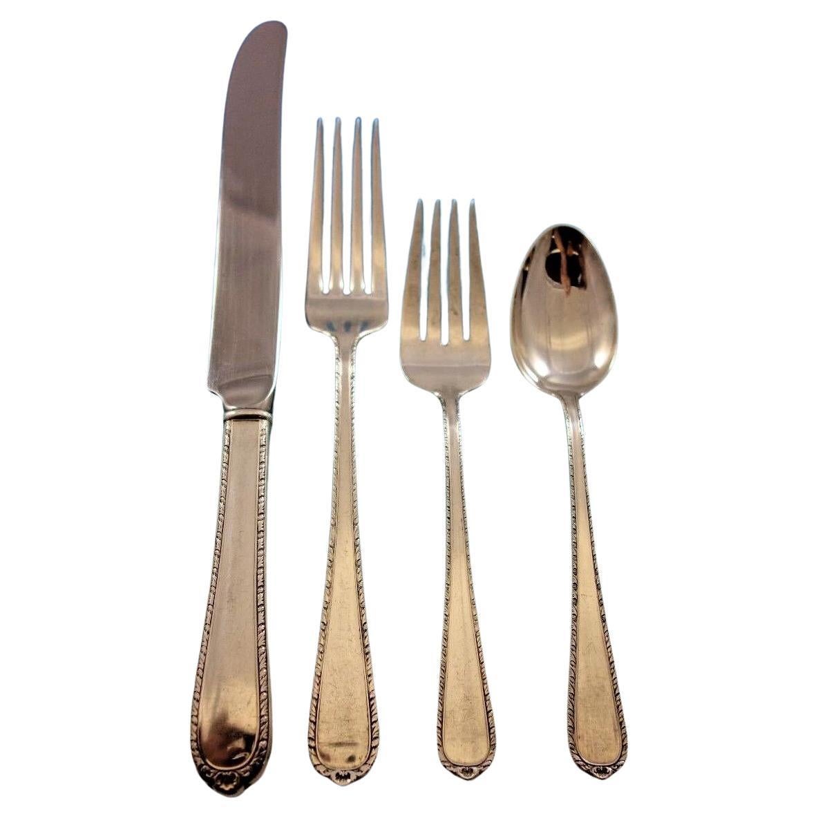 Pine Tree by International Sterling Set di posate in argento per 8 persone Servizio 32 pezzi