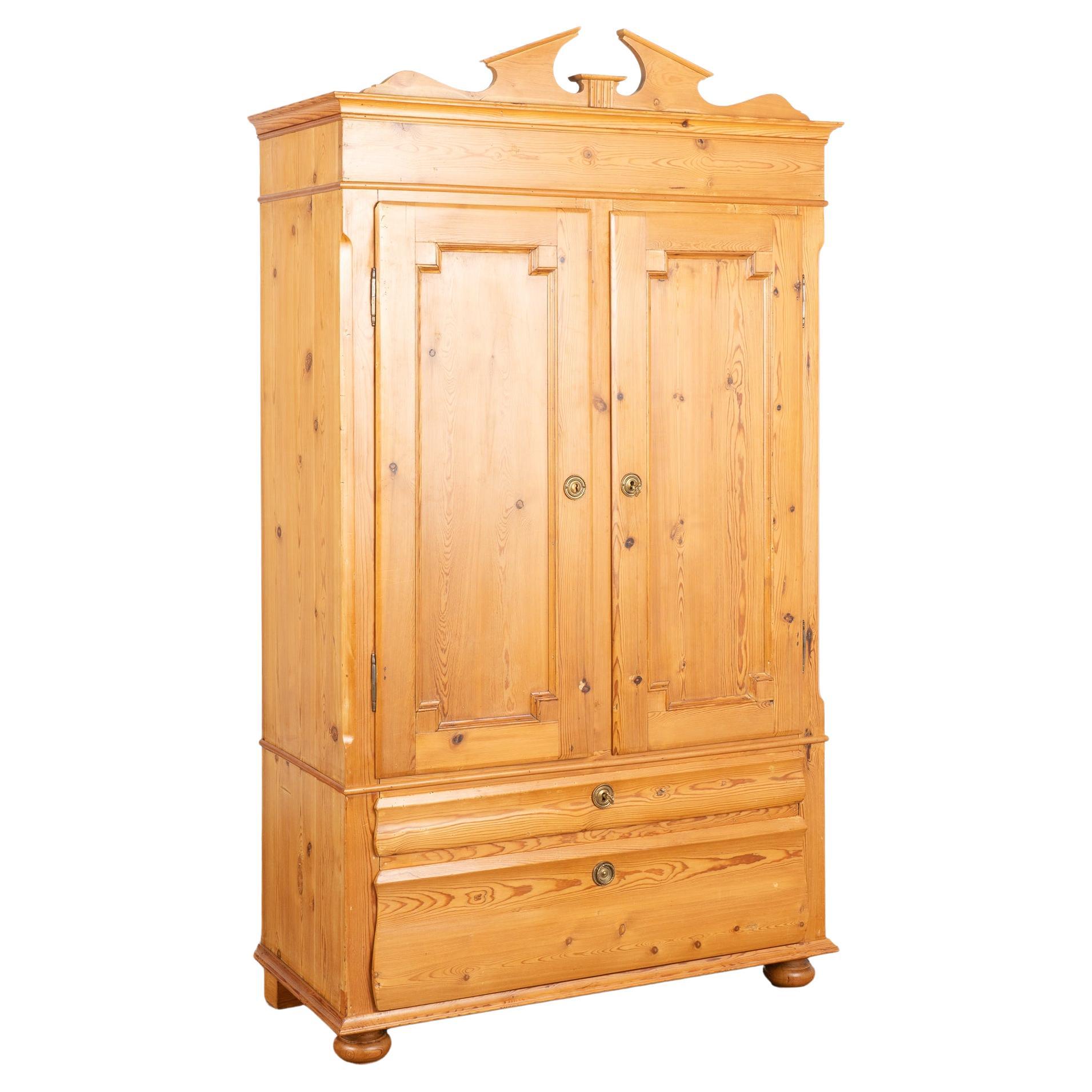 Antique Victorian Pine Armoire, Wardobe, Closet, France 1880, B2475 at ...