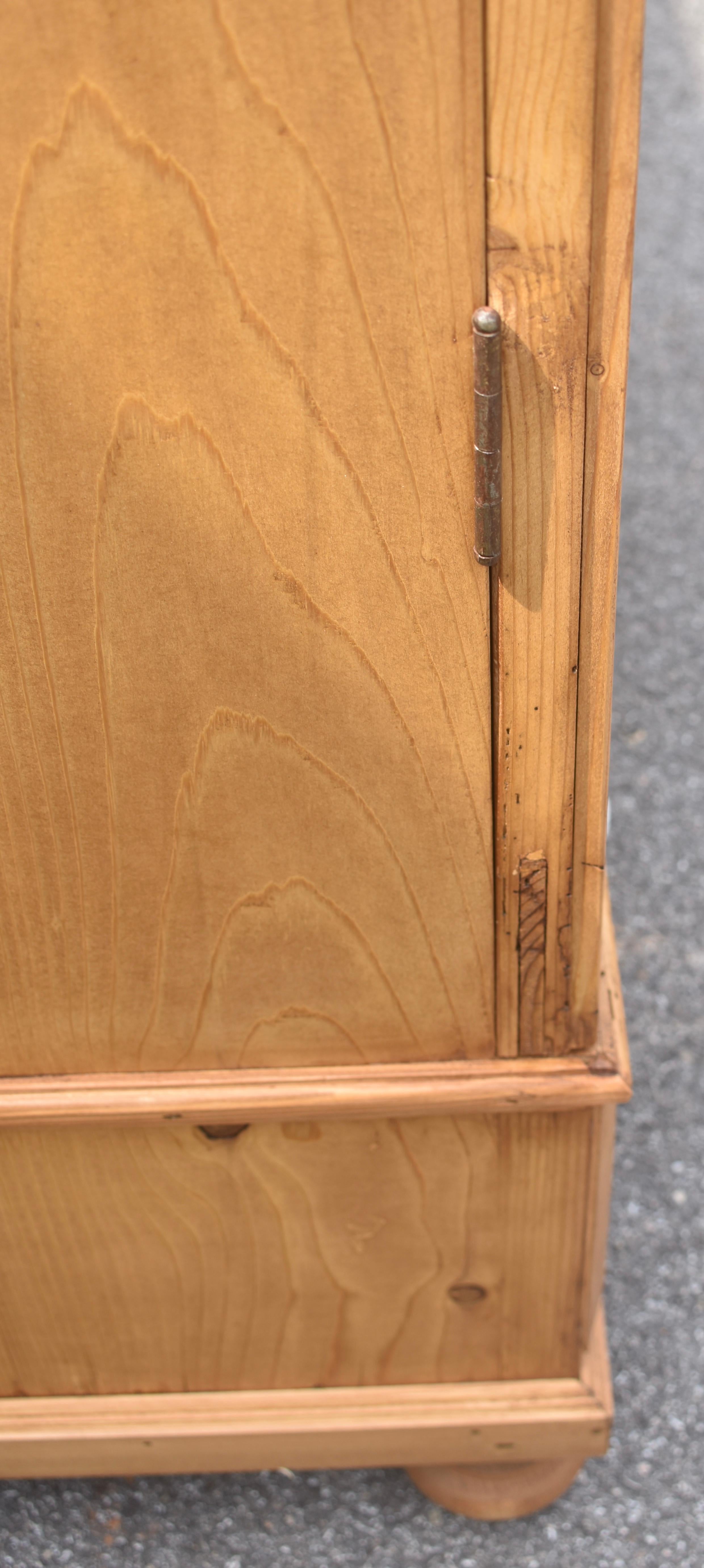 Pine Two Door Armoire For Sale 3