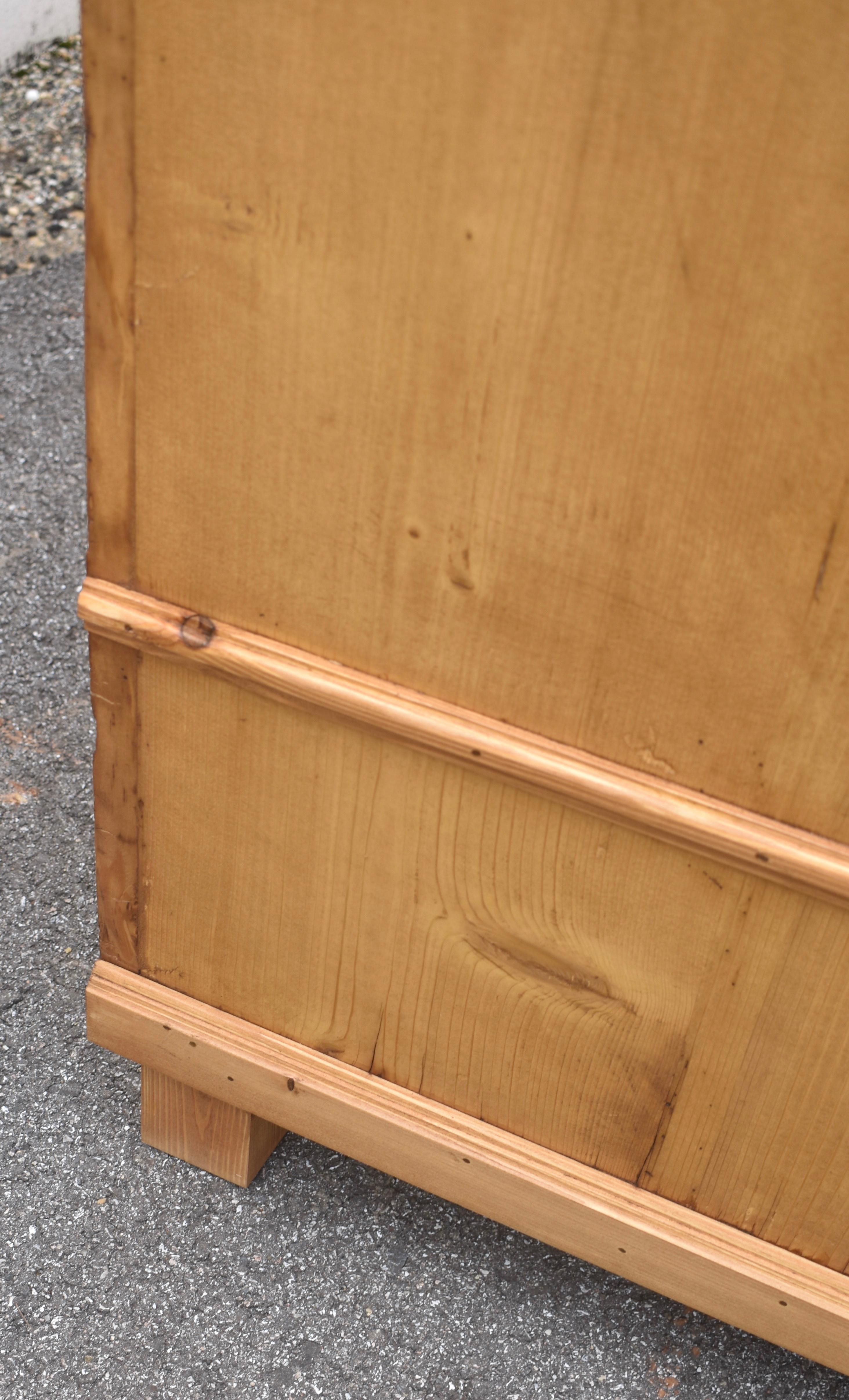 Pine Two Door Armoire For Sale 4