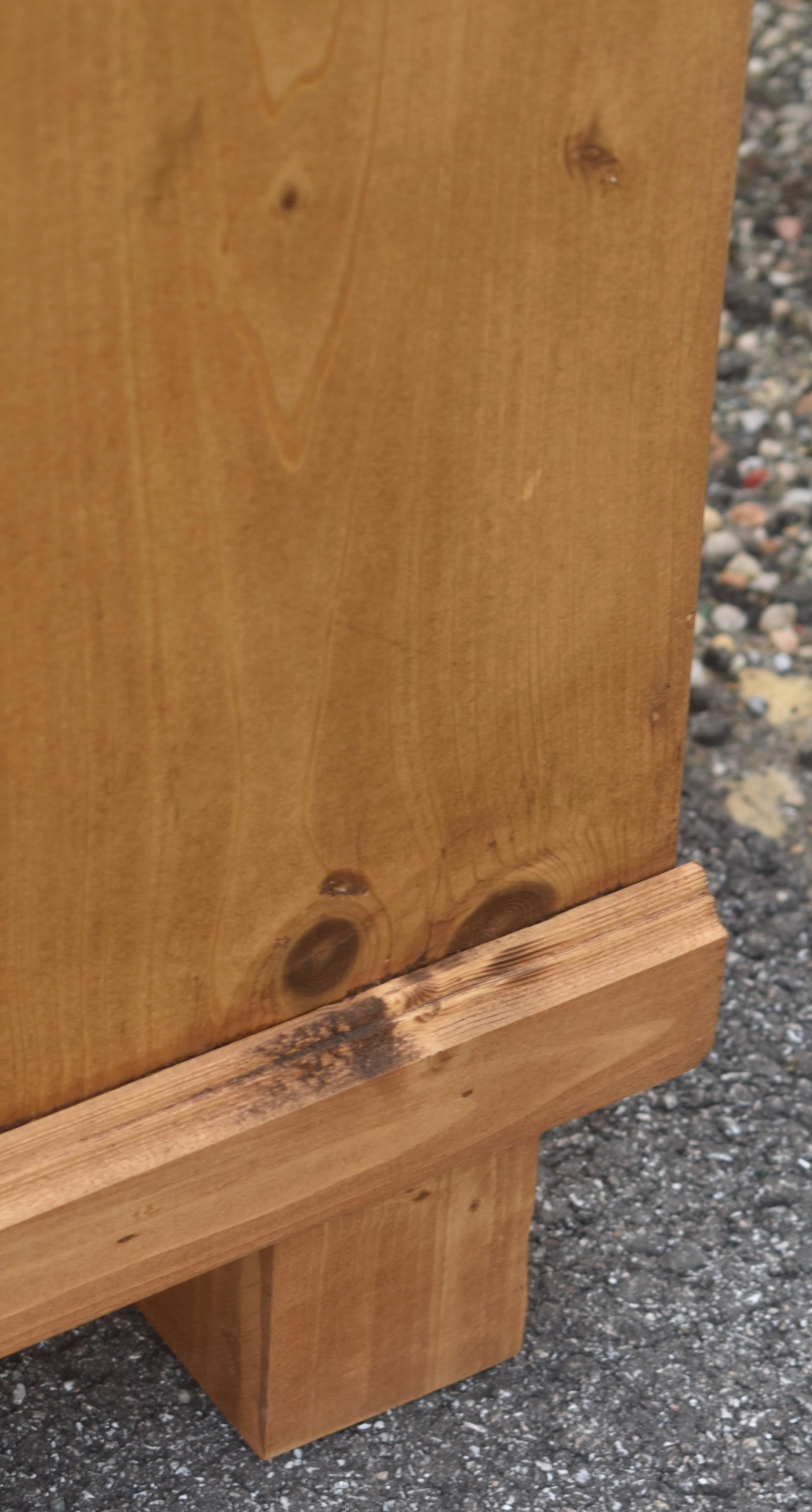 Pine Two Door Armoire For Sale 7