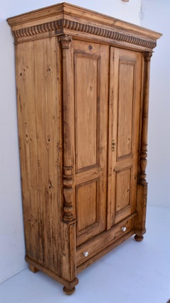 Pine Two-Door Armoire