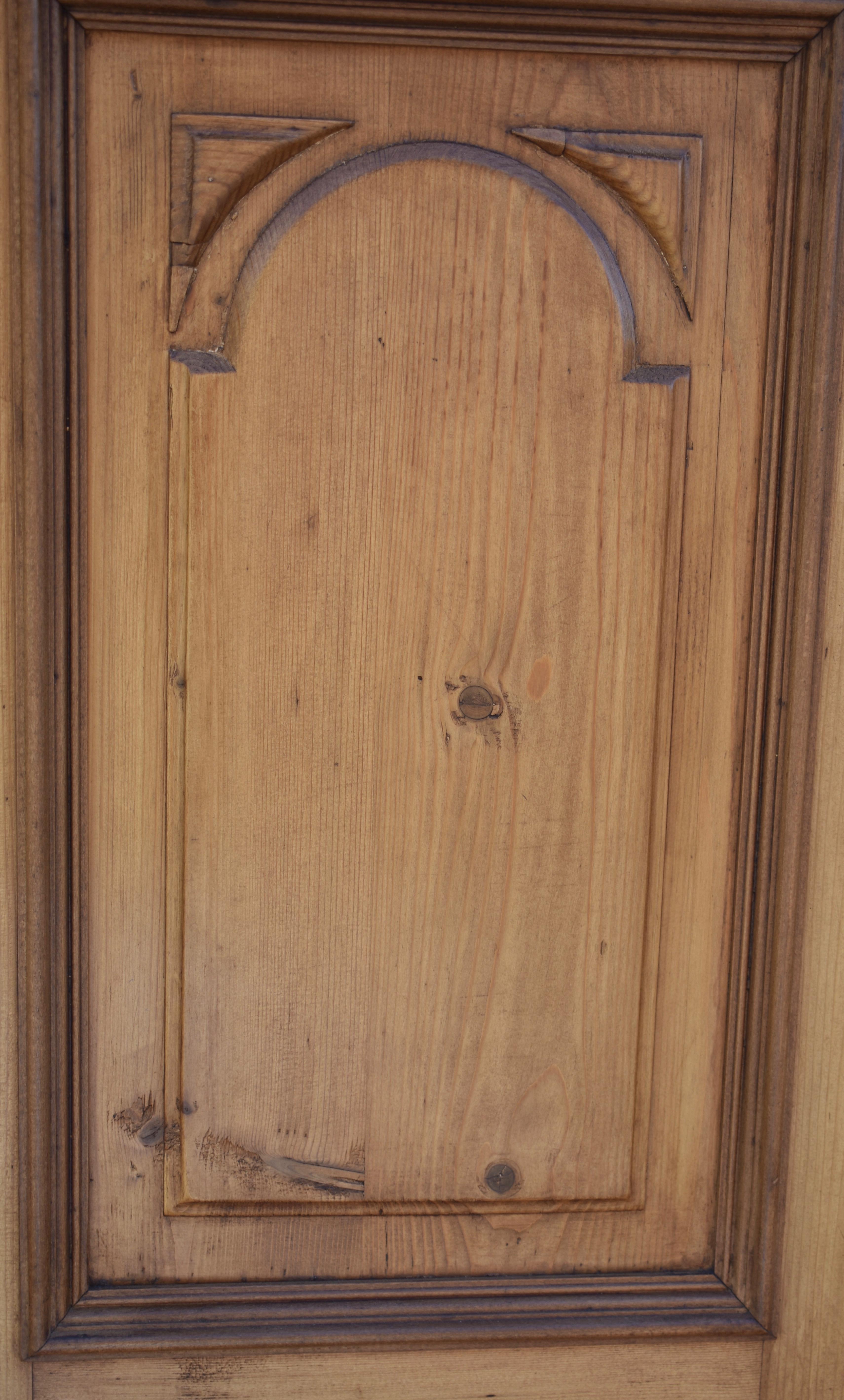 Pine Two Door Armoire 1