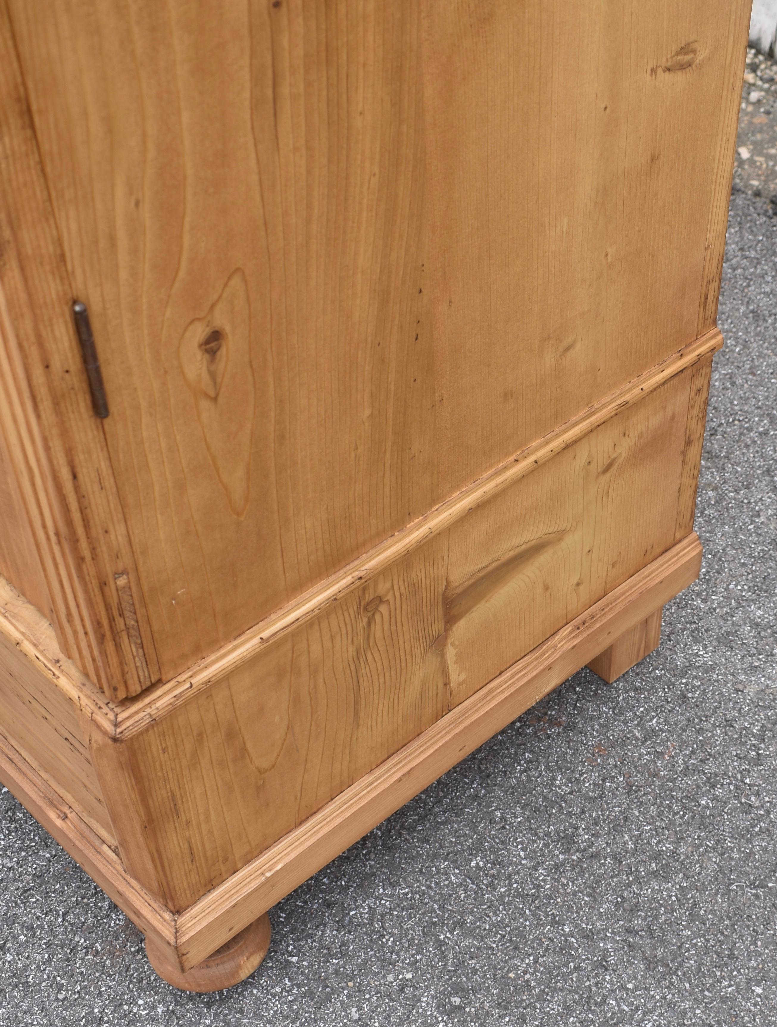 Pine Two Door Armoire For Sale 2