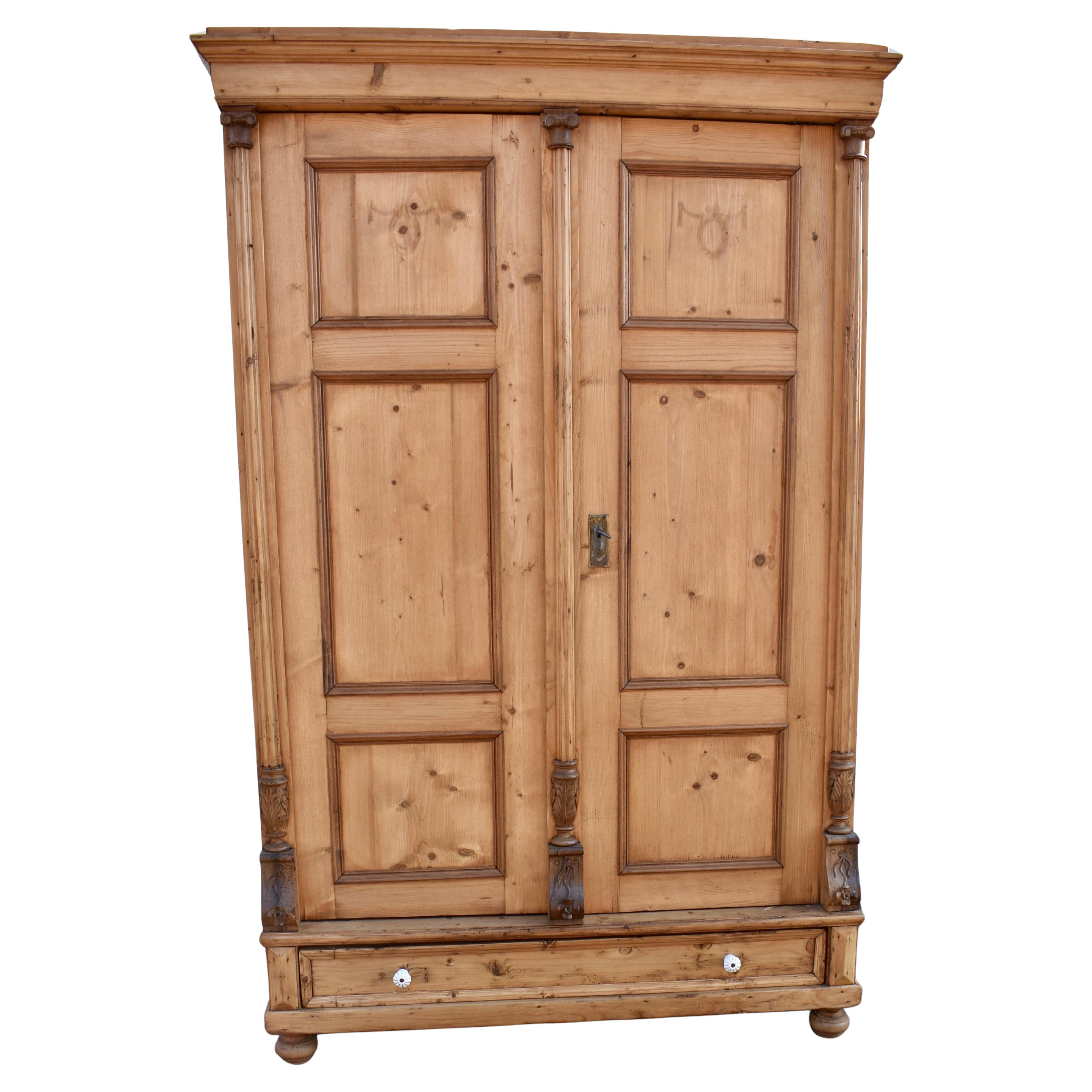 Pine Two Door Armoire