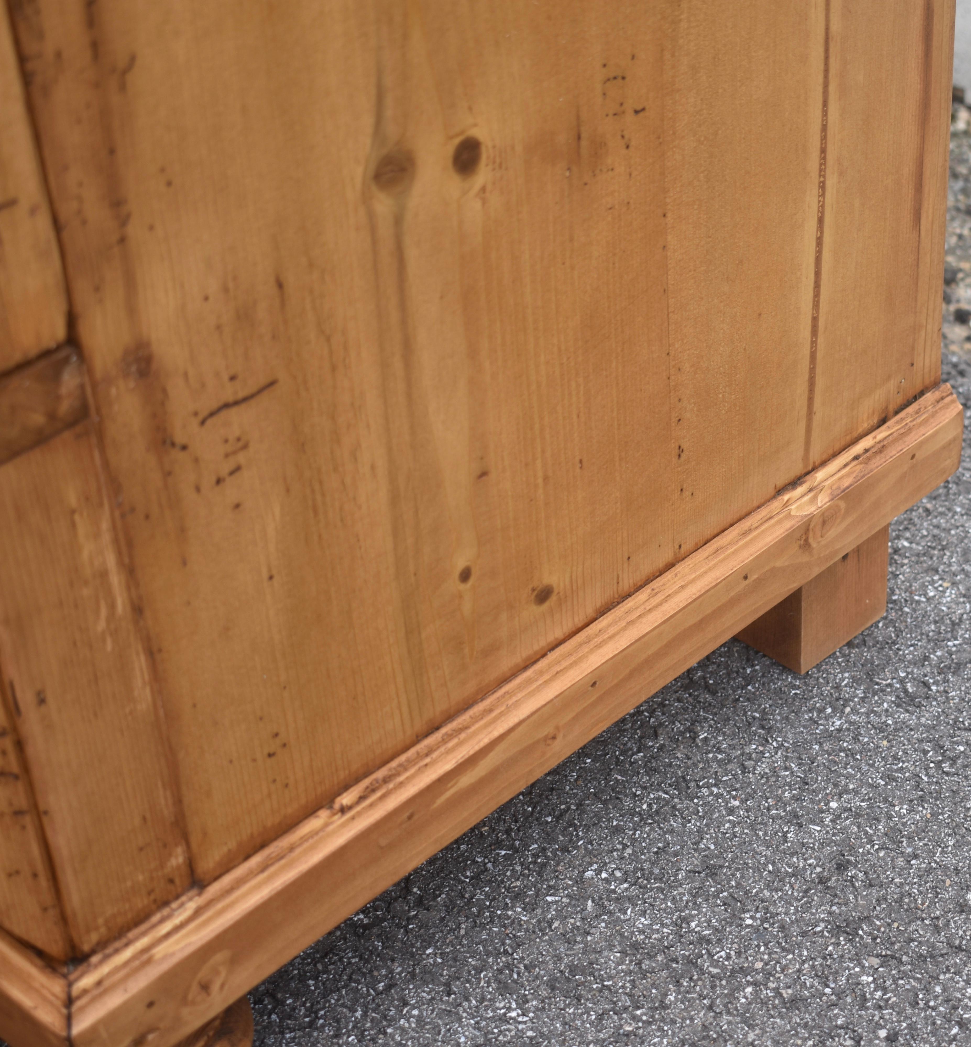 Pine Two Door Armoire, Hungary For Sale 10