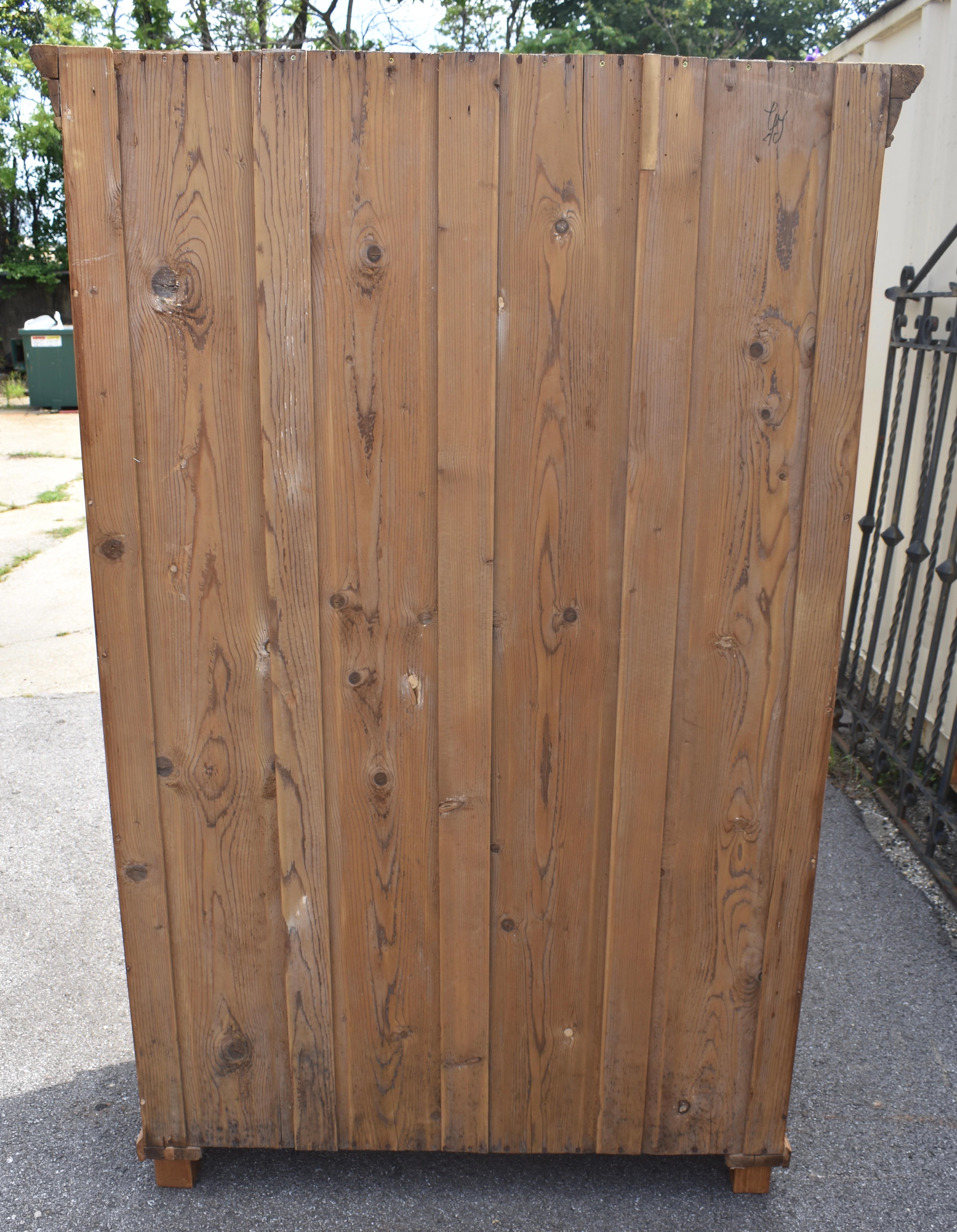 Pine Two Door Armoire, Hungary For Sale 13