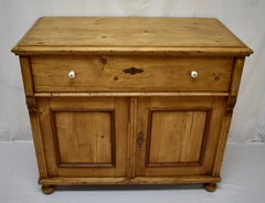 Pine Two-Door Dresser Base