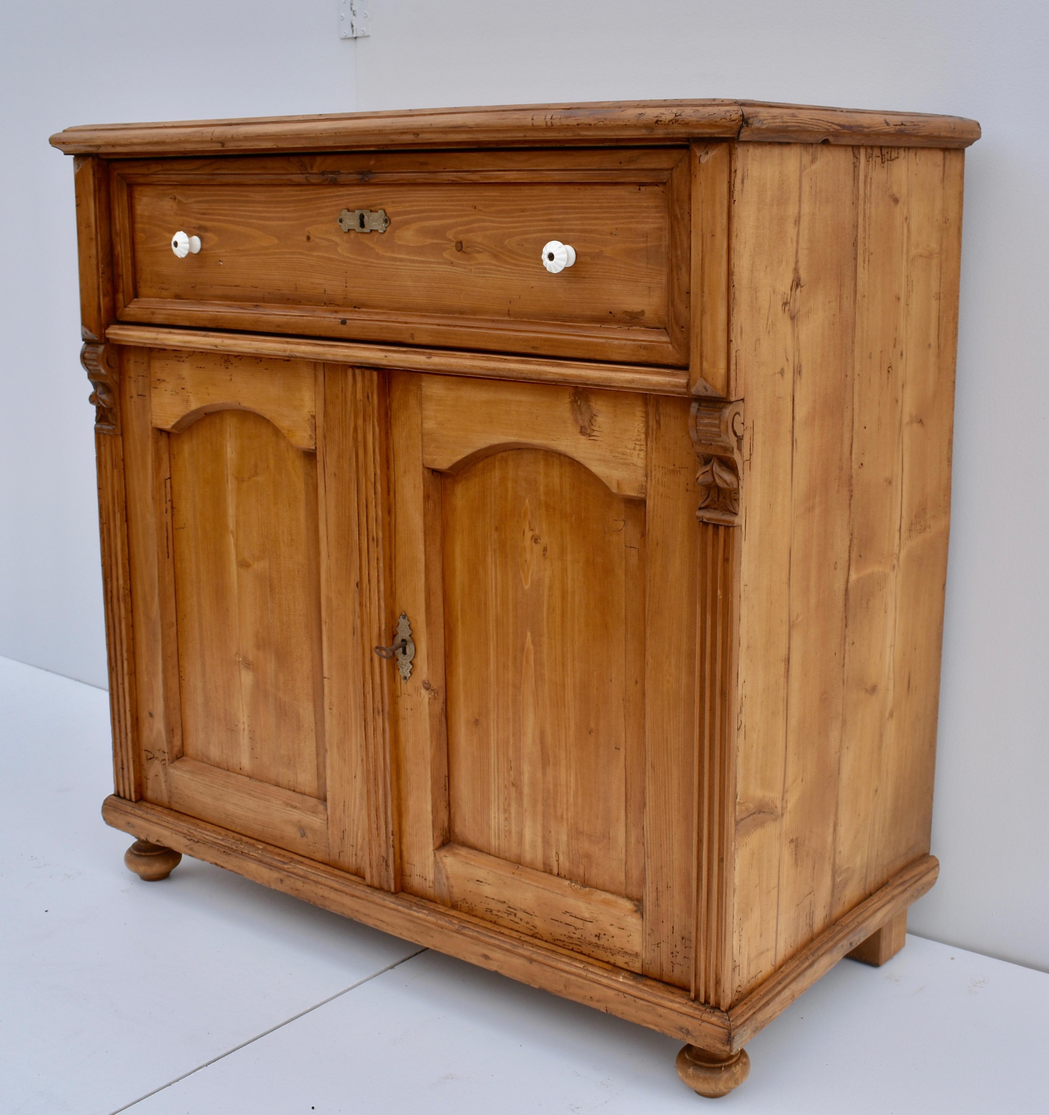 Hungarian Pine Two-Door Dresser Base