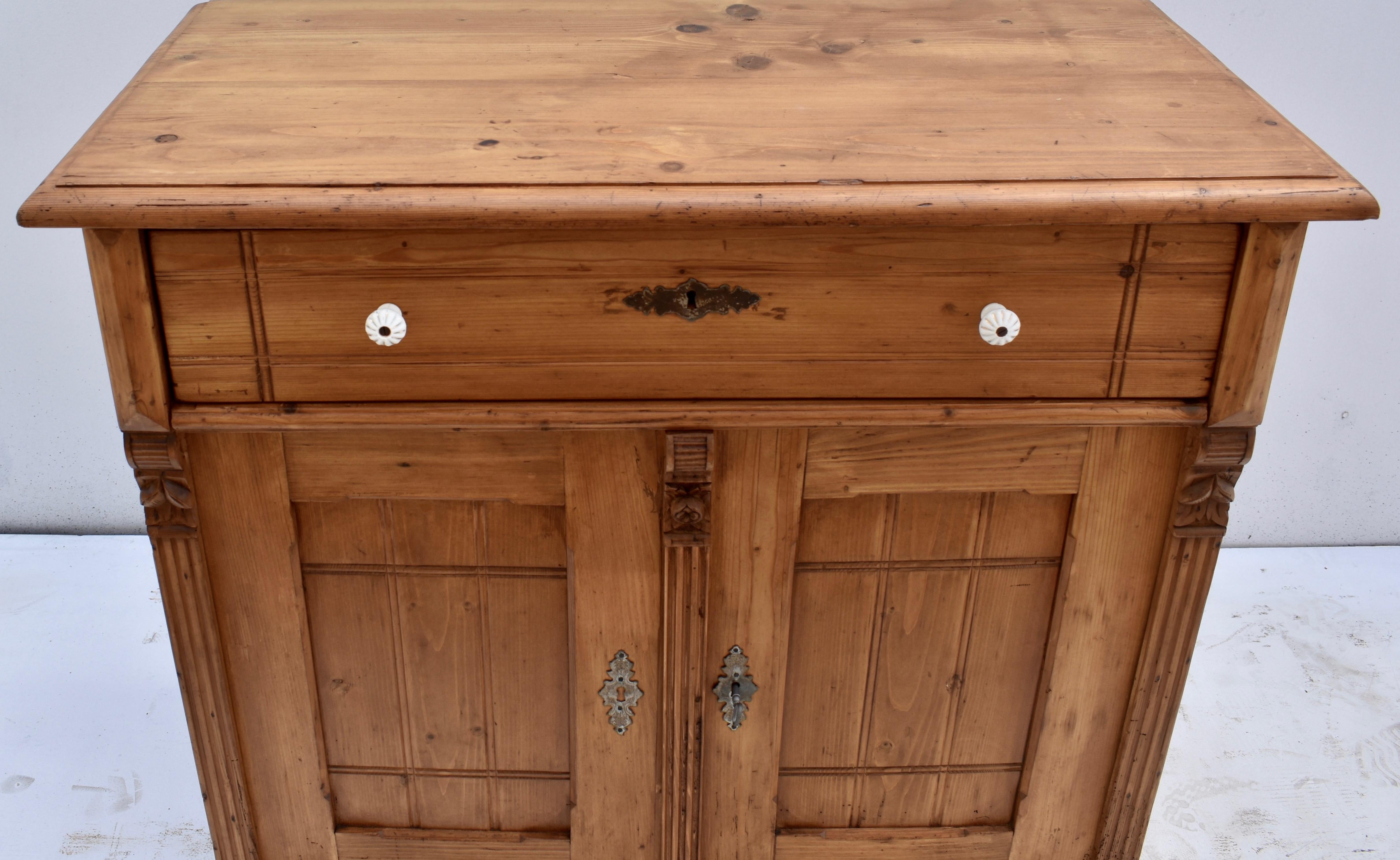 Pine Two Door Dresser Base For Sale 1