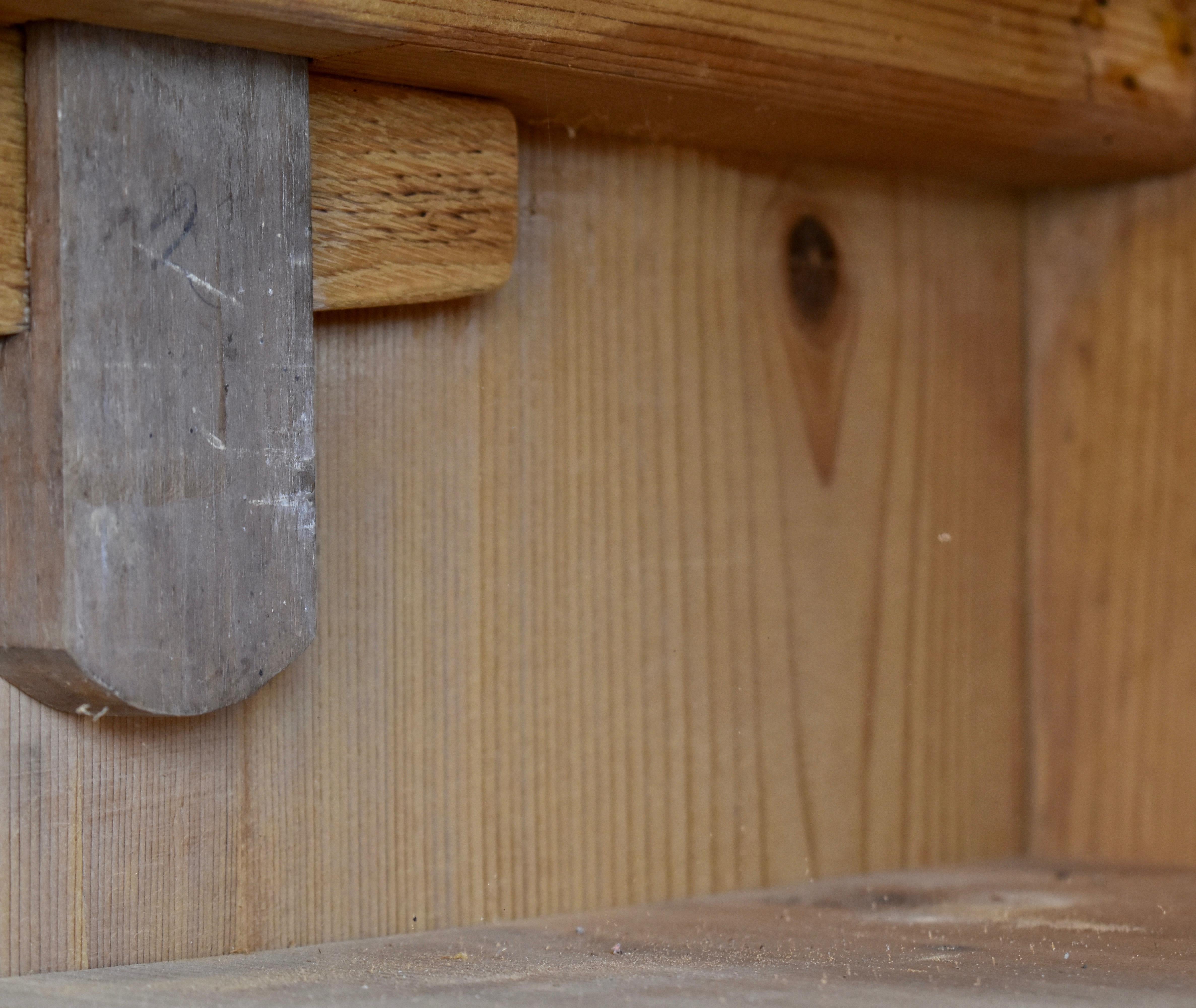 Pine Two Door Knock-Down Armoire 3
