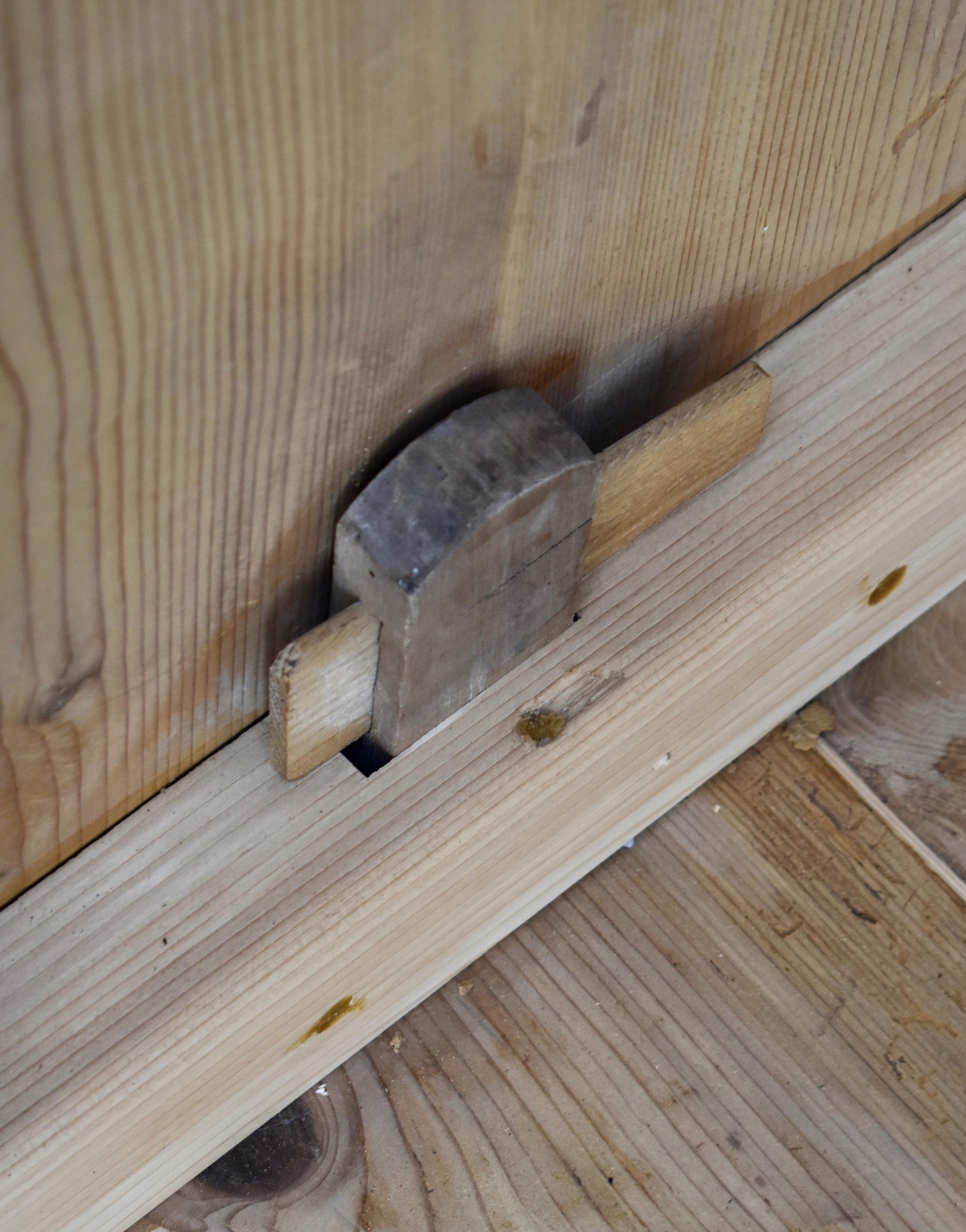 Pine Two Door Knock-Down Armoire 4
