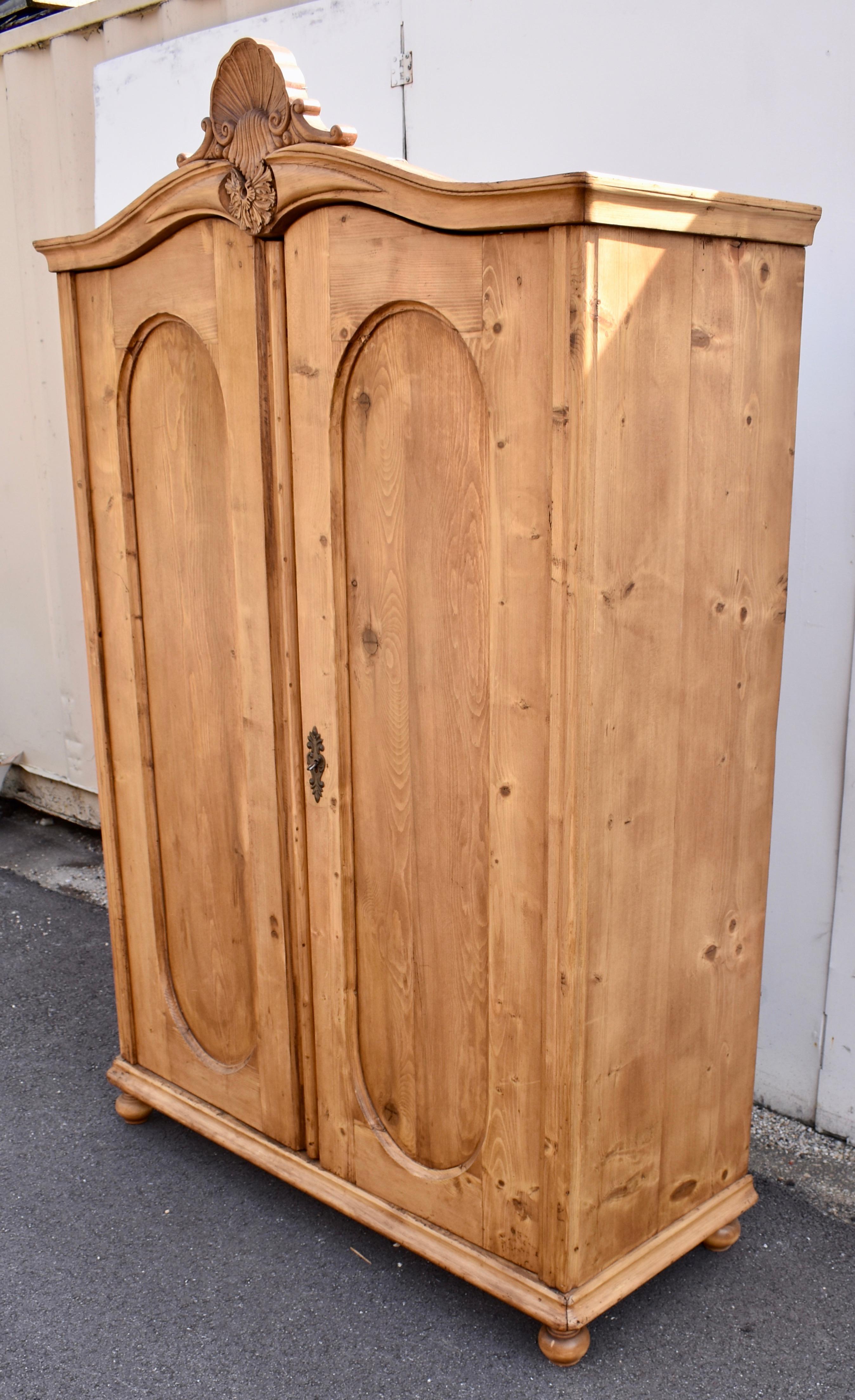 Country Pine Two Door Knock-Down Armoire