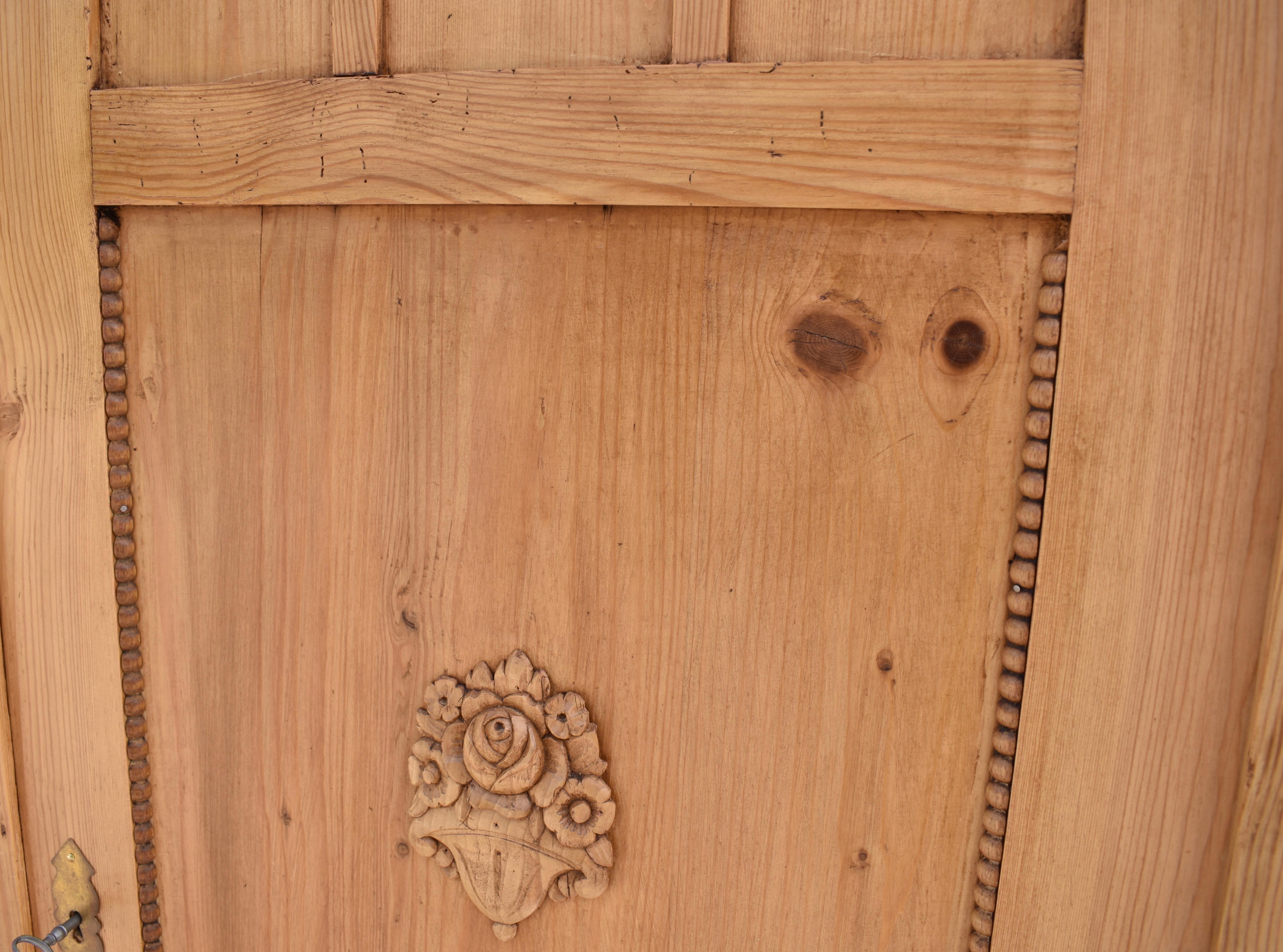 Pine Two Door Knock-Down Armoire 1