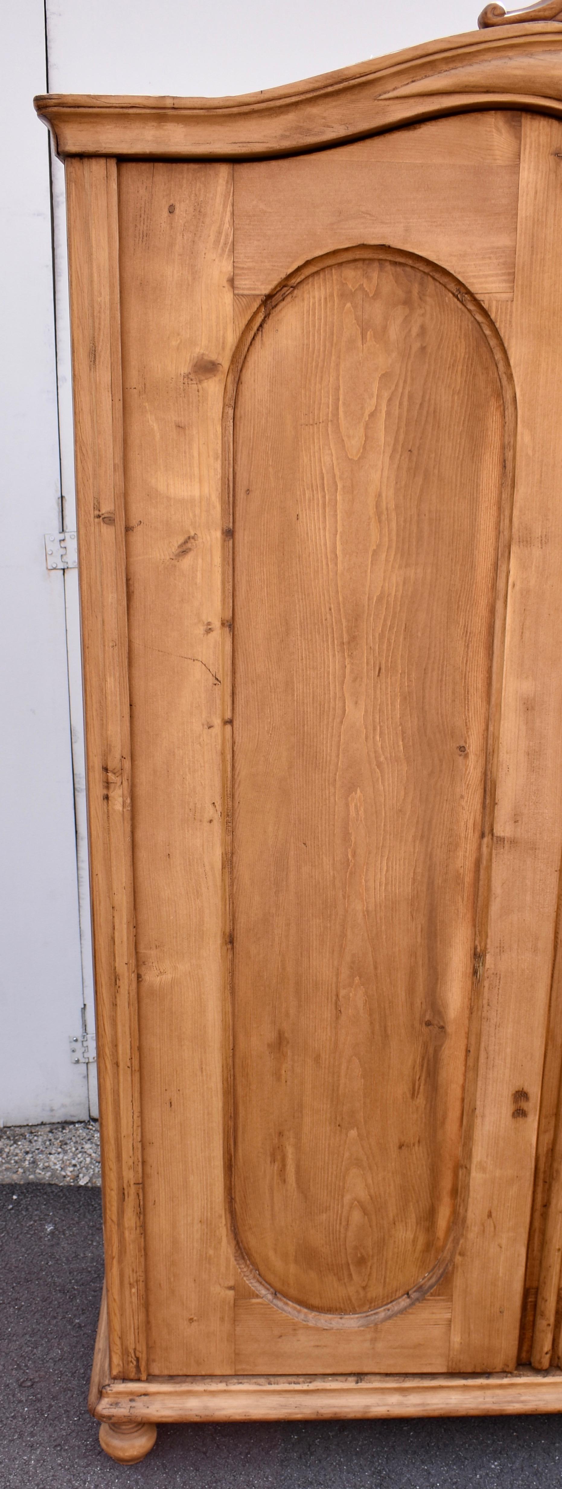 Pine Two Door Knock-Down Armoire 1