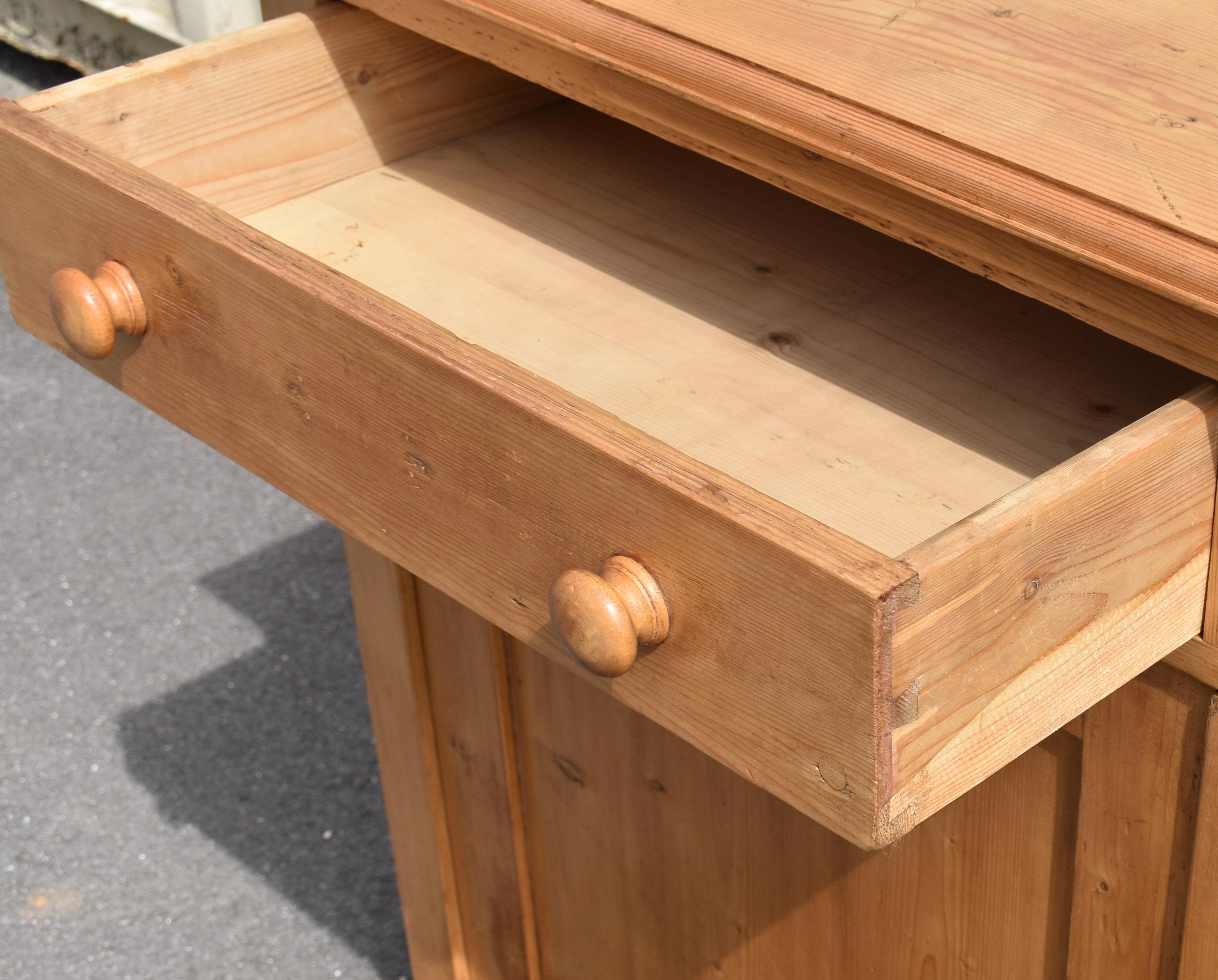 Pine Two Door Sideboard or Dresser Base 8