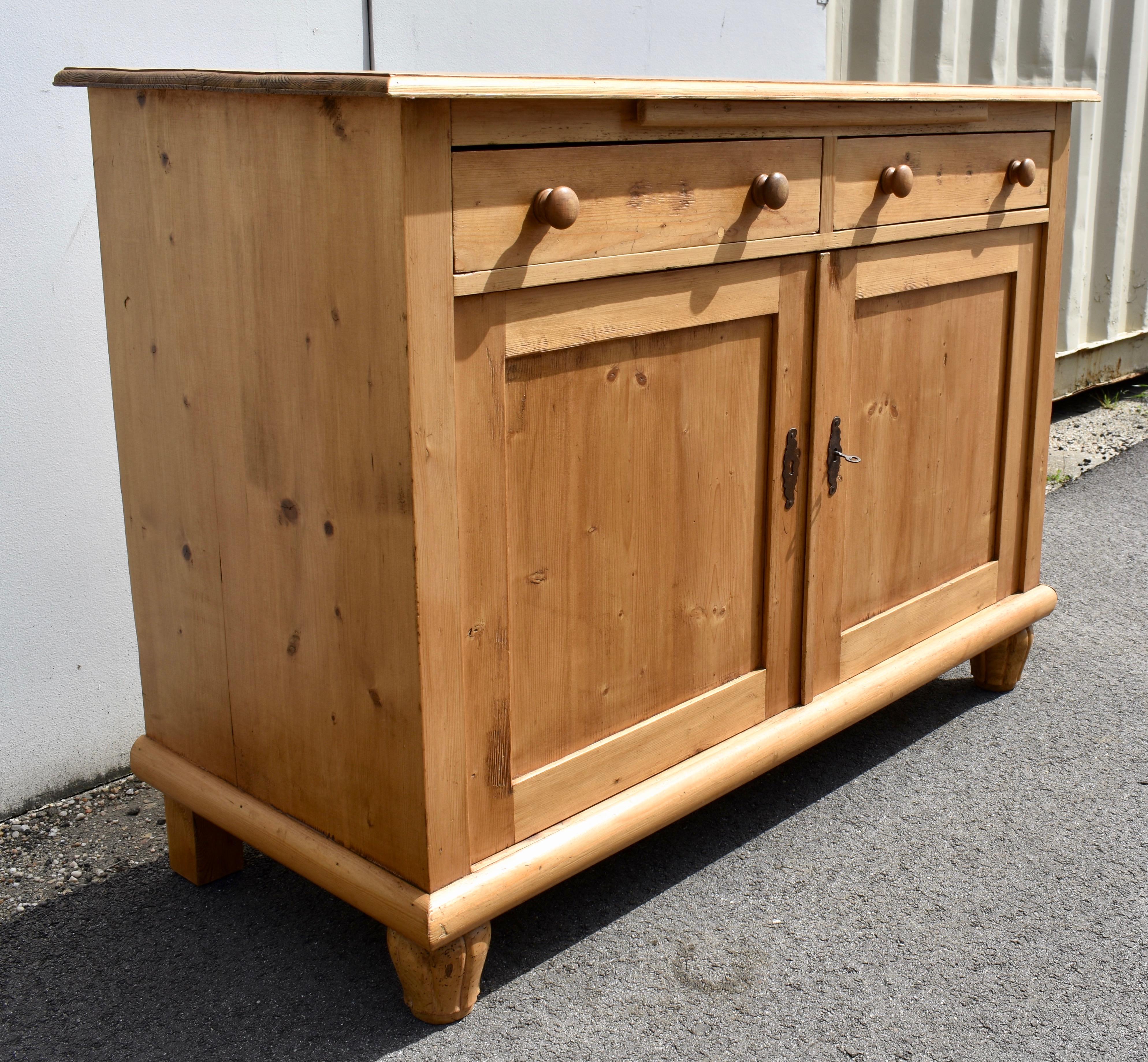 Country Pine Two Door Sideboard or Dresser Base